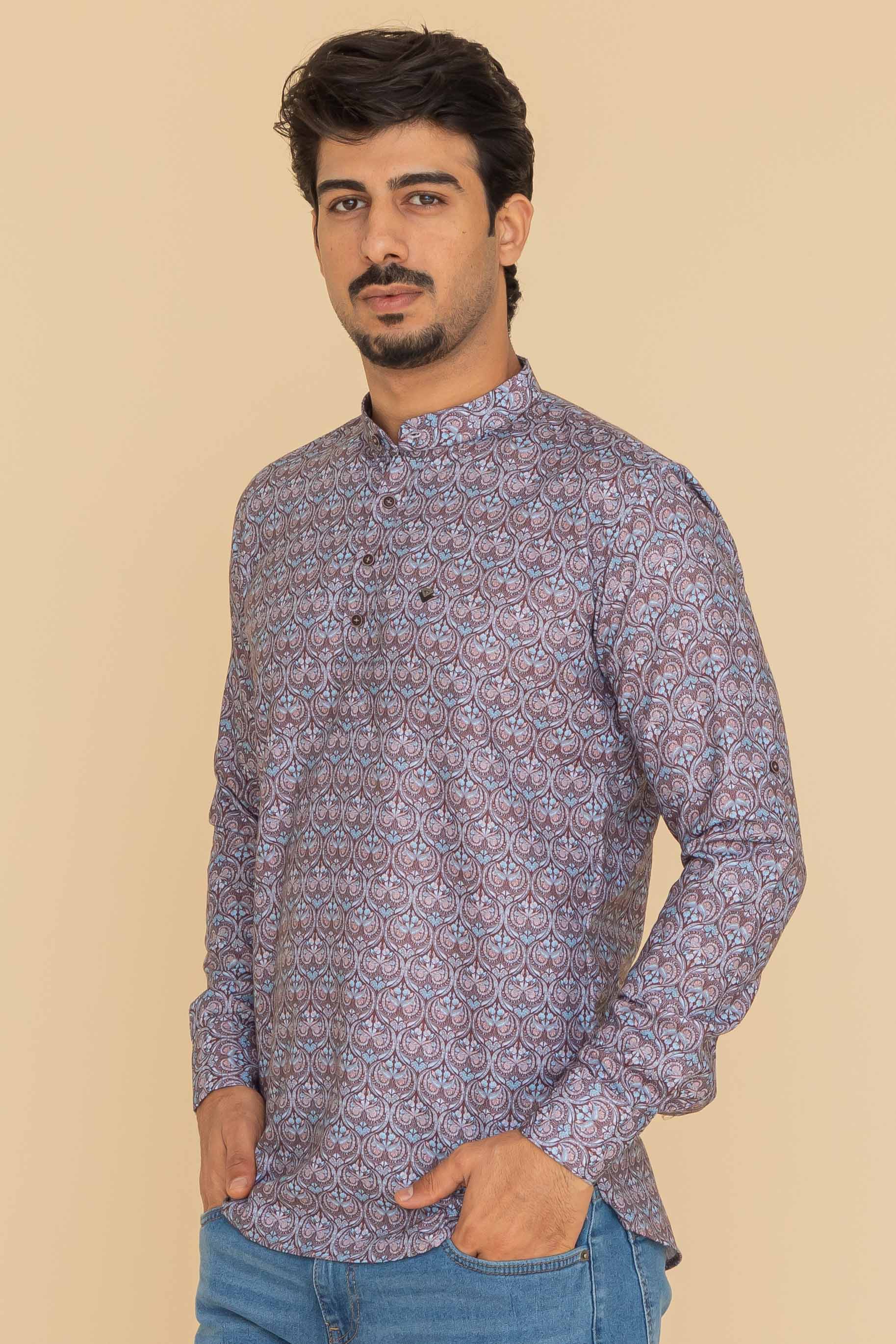 MLS SHORT KURTA FULL SLEEVES