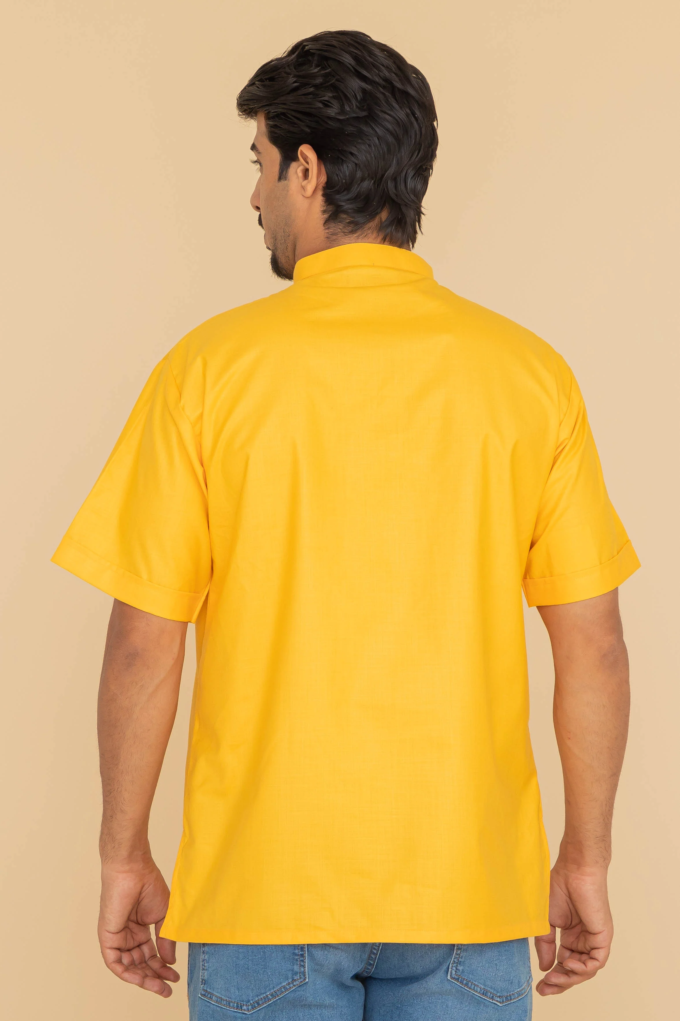 MLS SHORT KURTA HALF SLEEVES