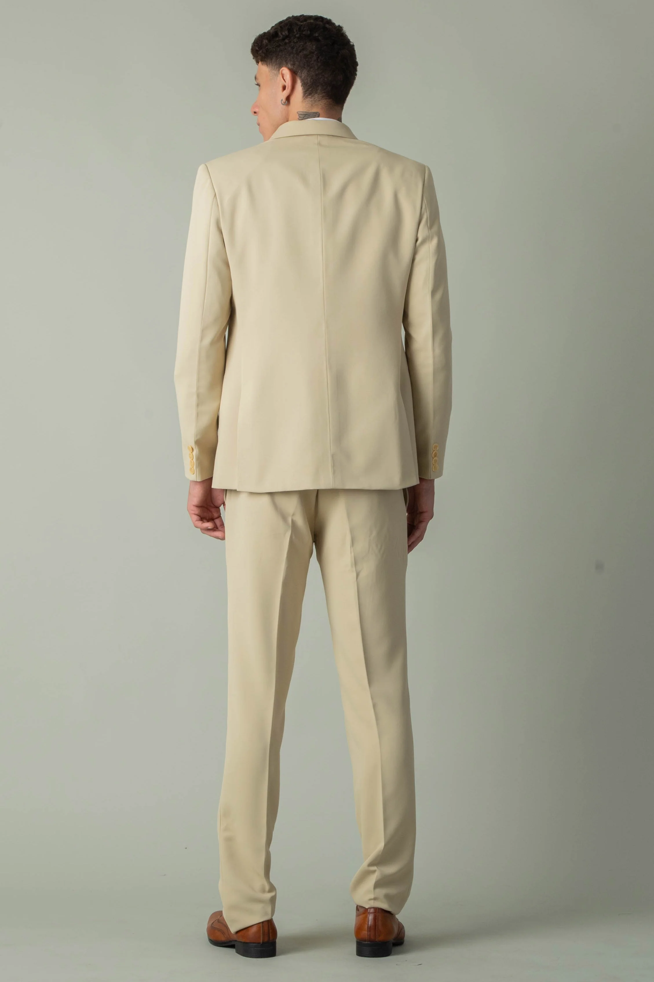 MLS BUSINESS PLAIN SUIT 2PCS