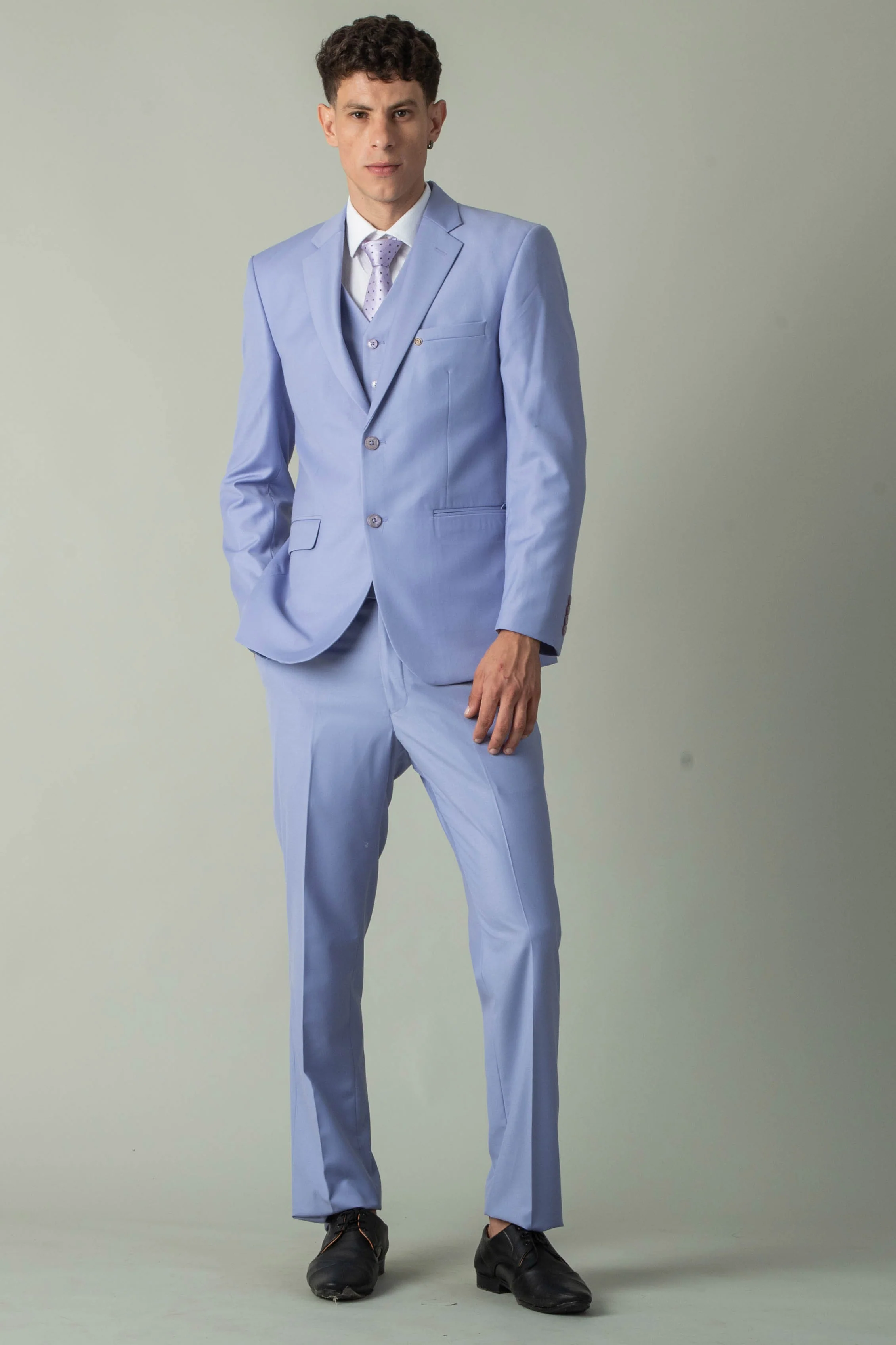 MLS BUSINESS PLAIN SUIT 3PCS