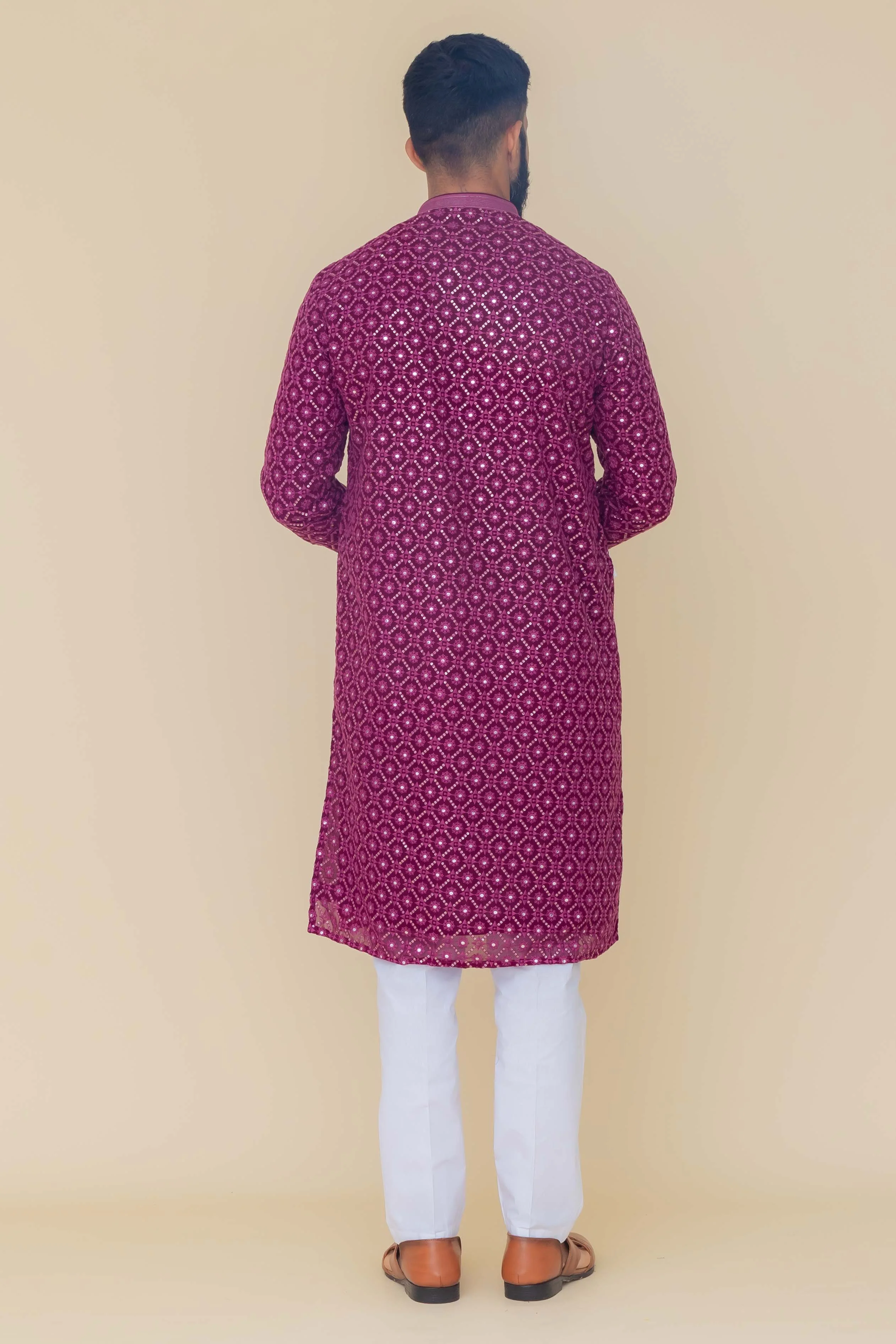 MLS CHIKANKARI KURTA PAJAMA