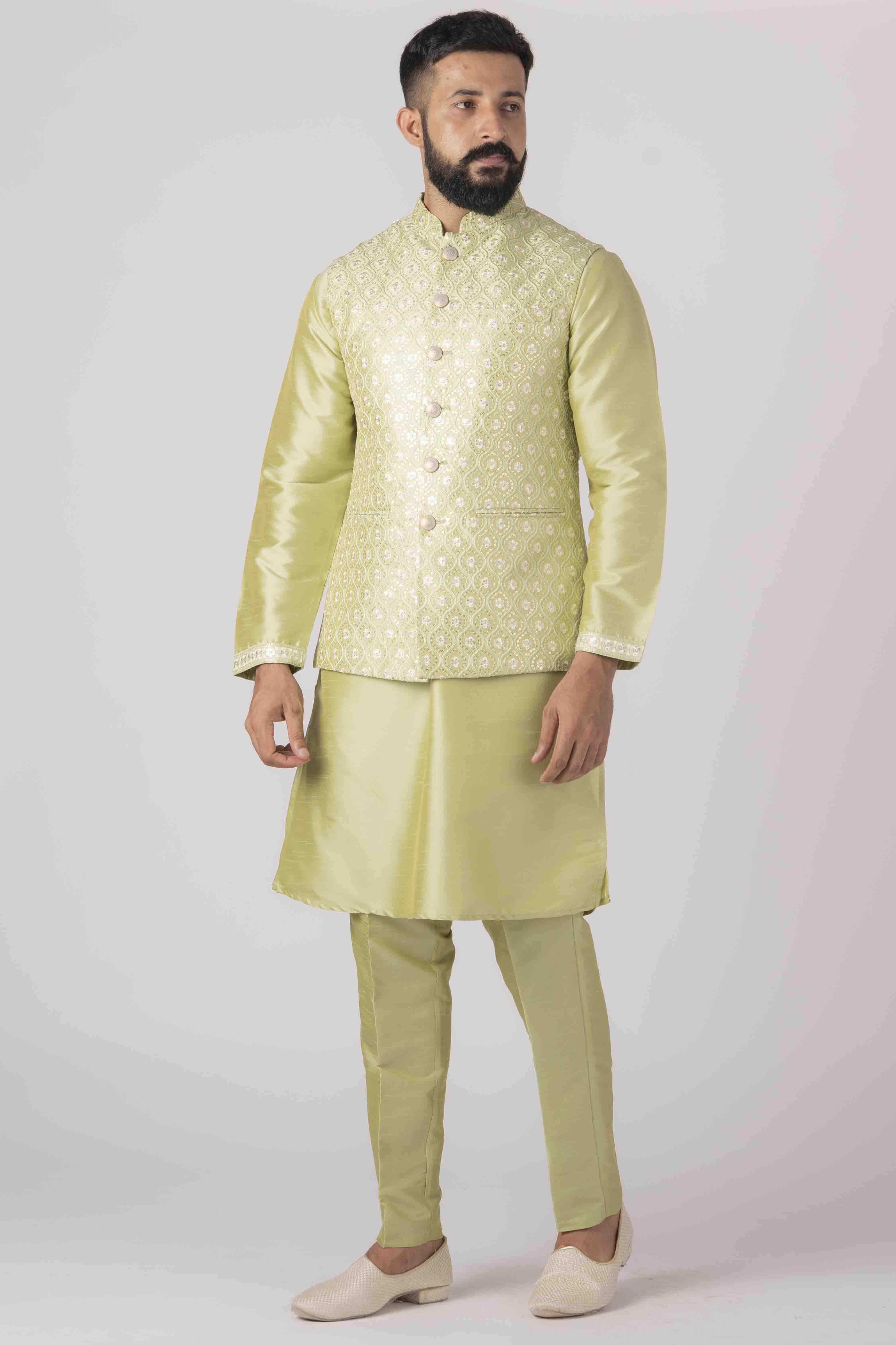 MLS KURTA JAWAHAR SET