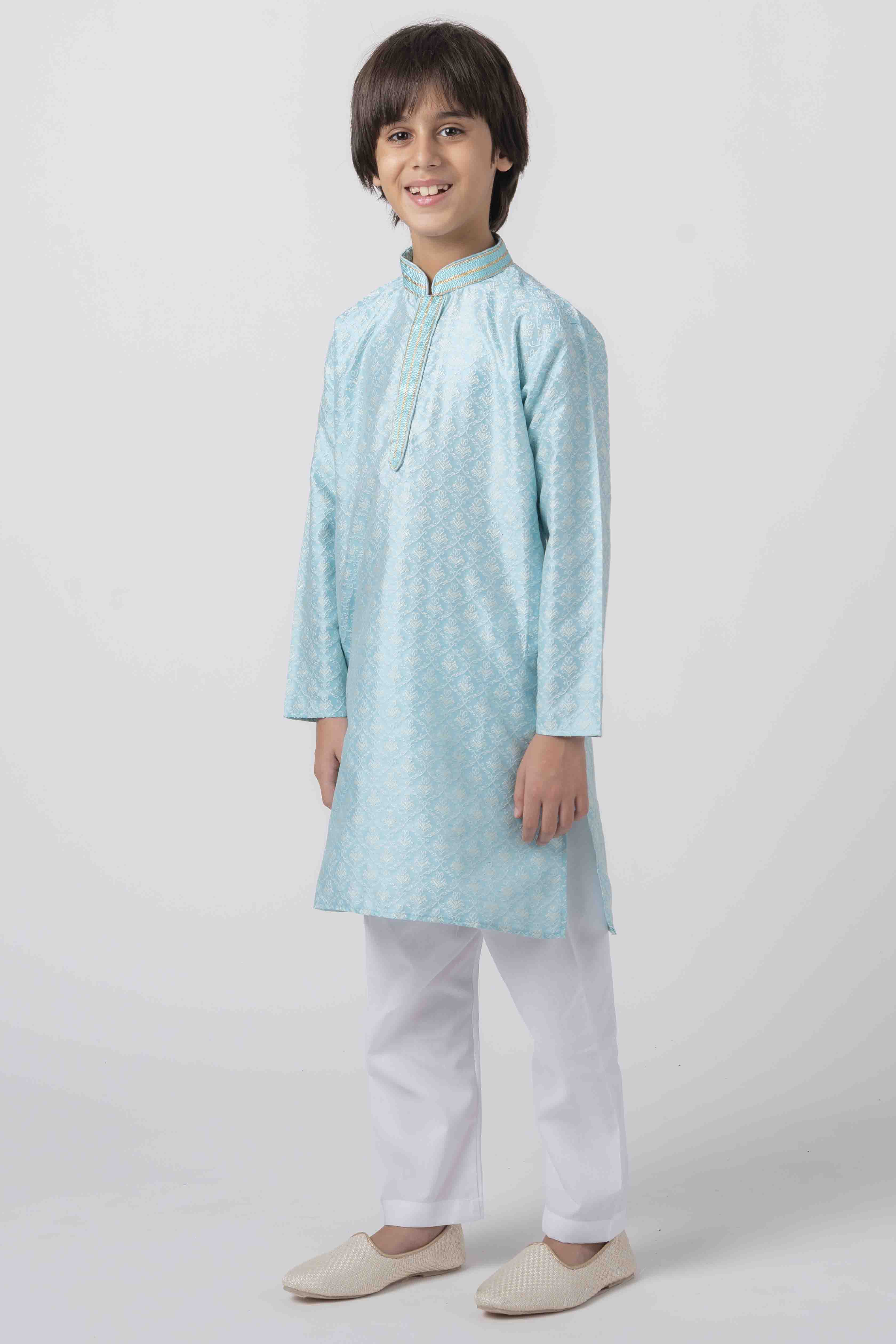 MLS KIDS PRINTED KURTA PAJAMA