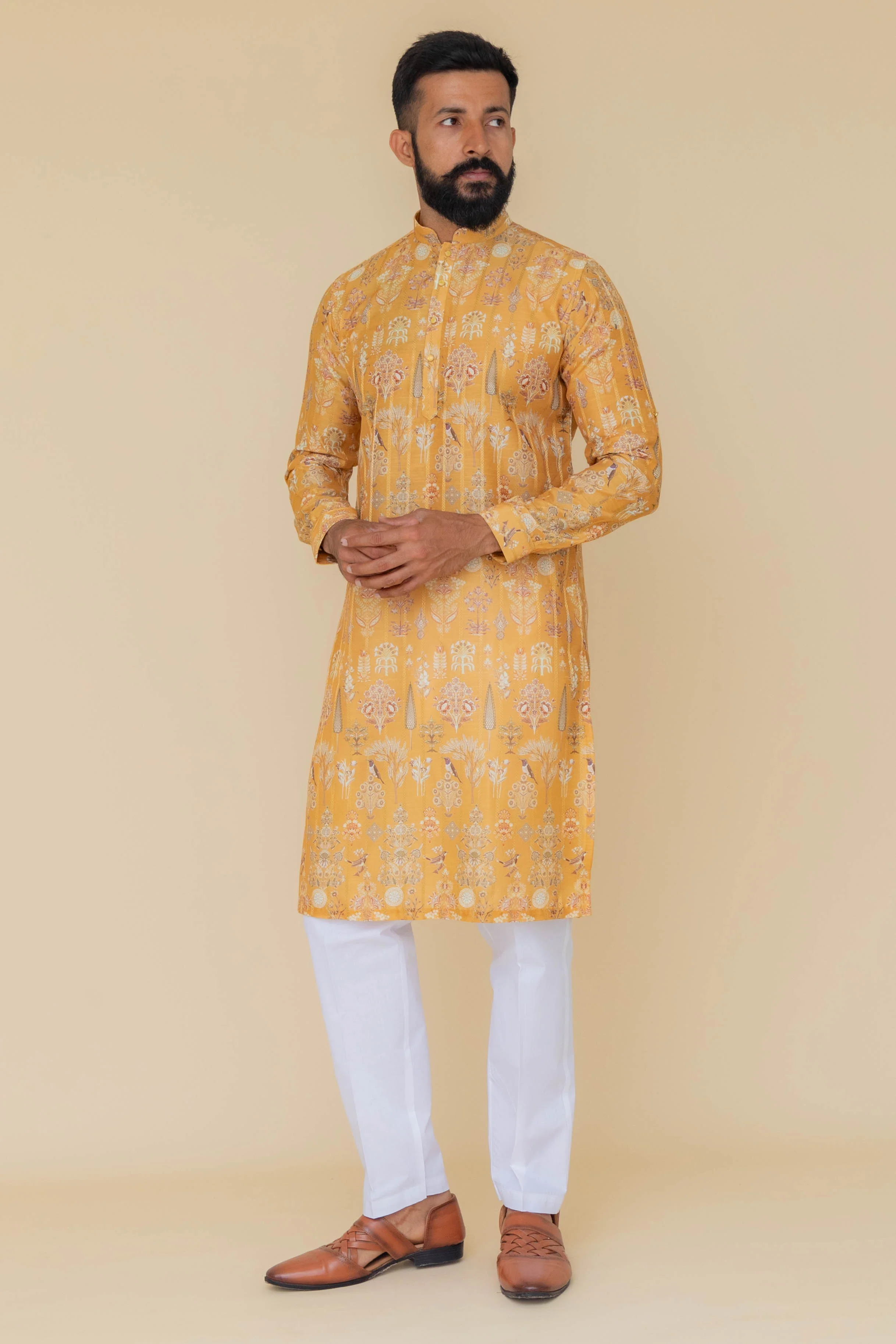 MLS PRINTED KURTA PAJAMA