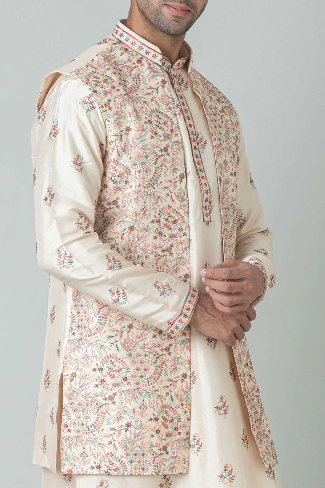 MLS KURTA JAWAHAR SET