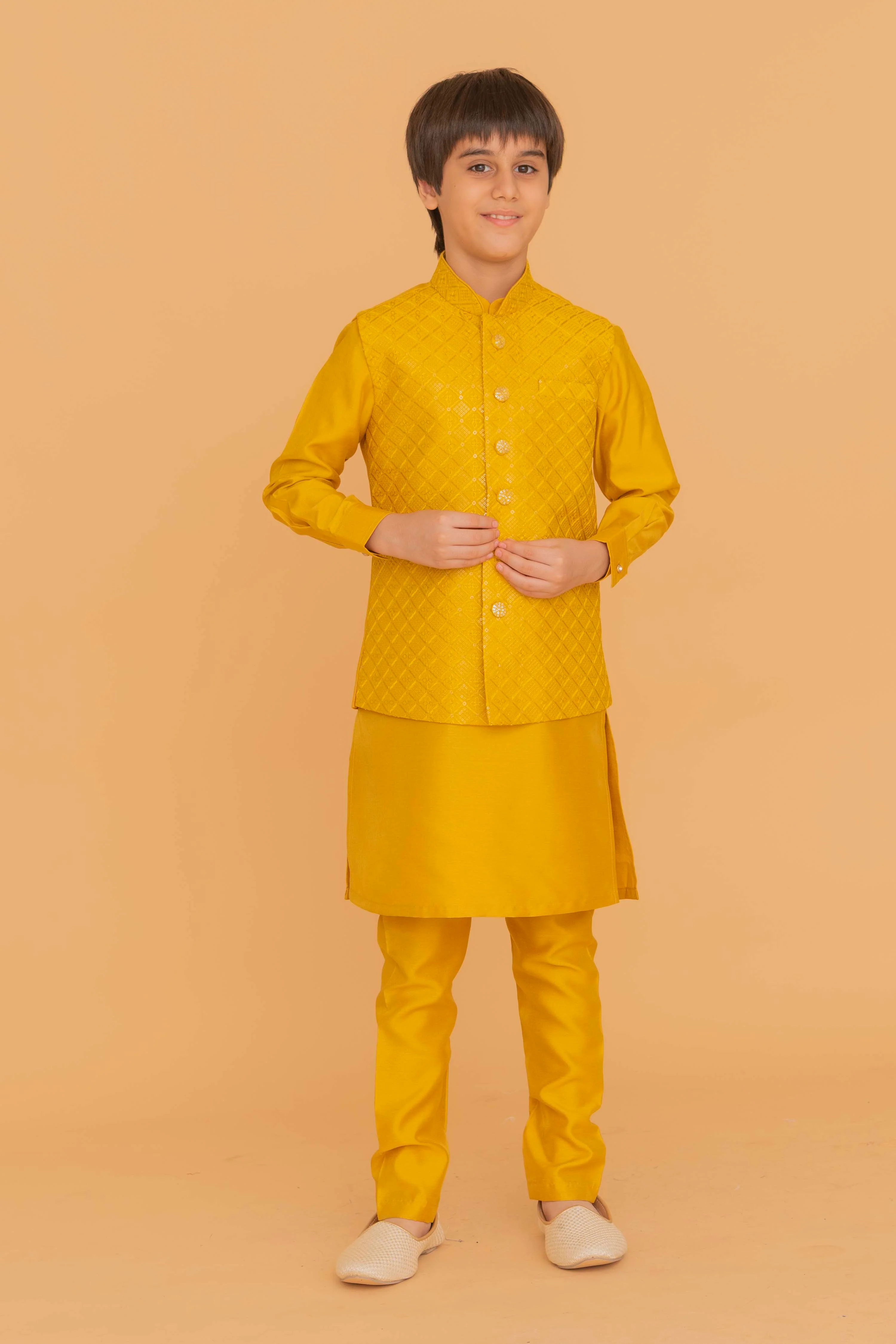 MLS KIDS KURTA JAWAHAR SET