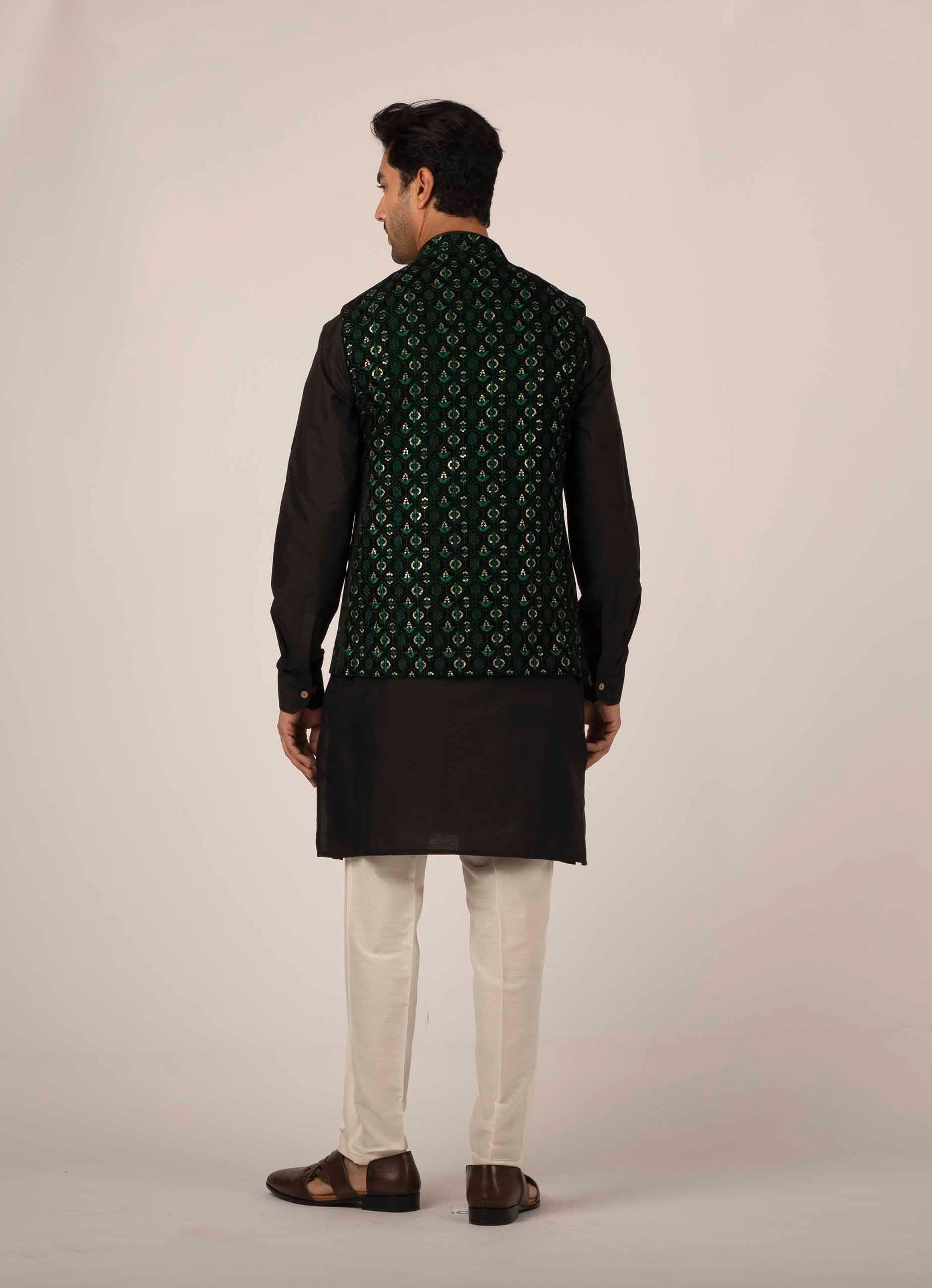 MLS VELVET NEHRU JACKET