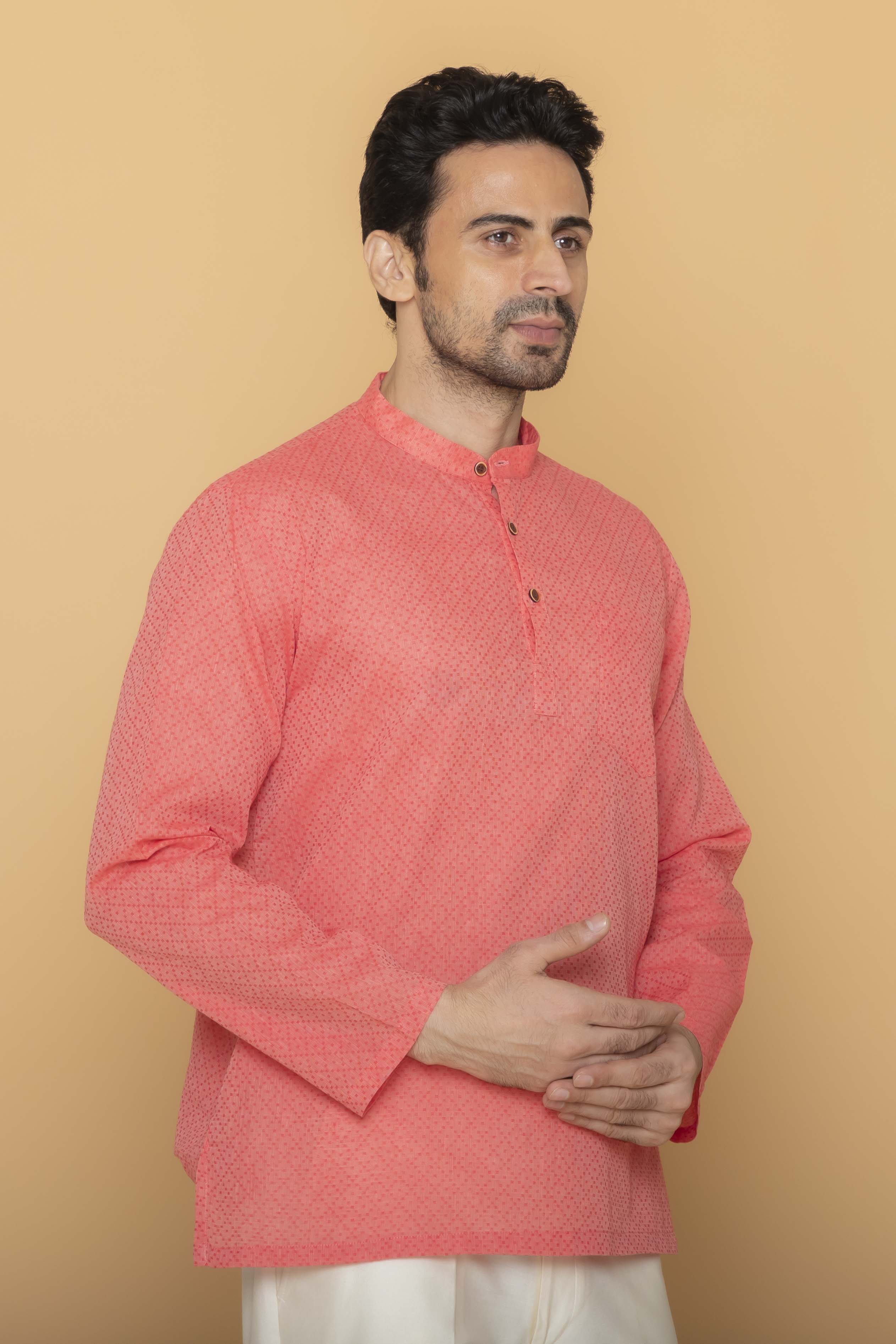 MLS SHORT KURTA FULL SLEEVES