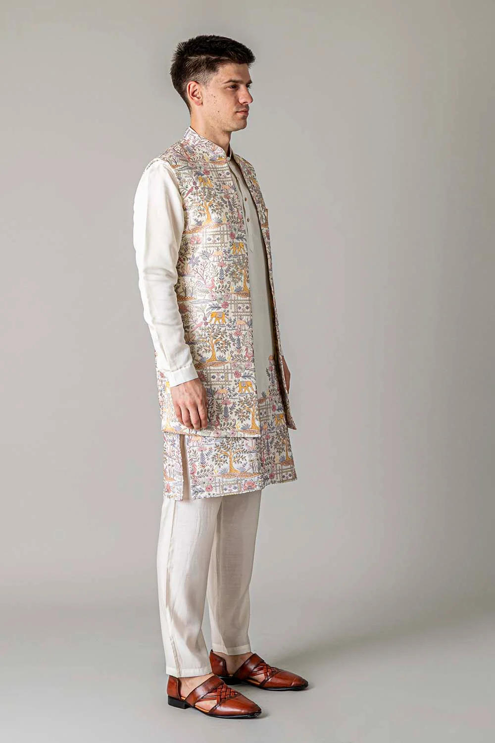 MLS KURTA JAWAHAR SET