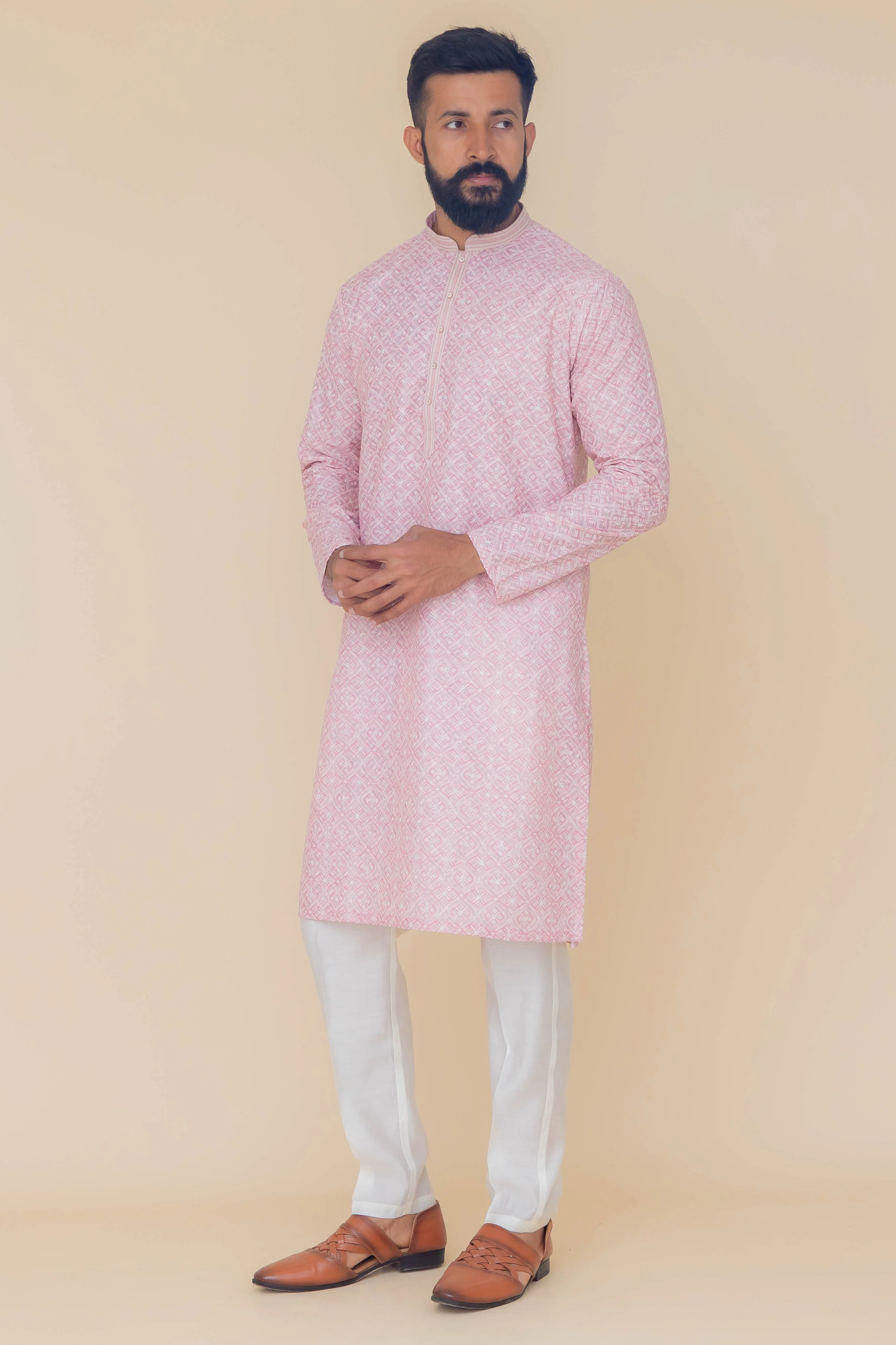 MLS PRINTED KURTA PAJAMA