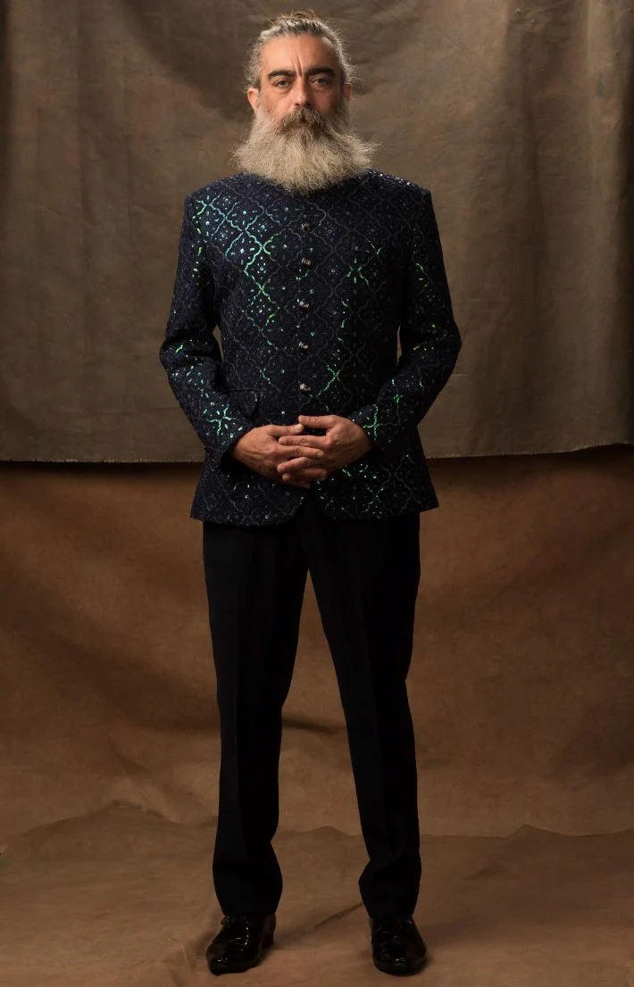 MLS EMBROIDERED JODHPURI SUIT