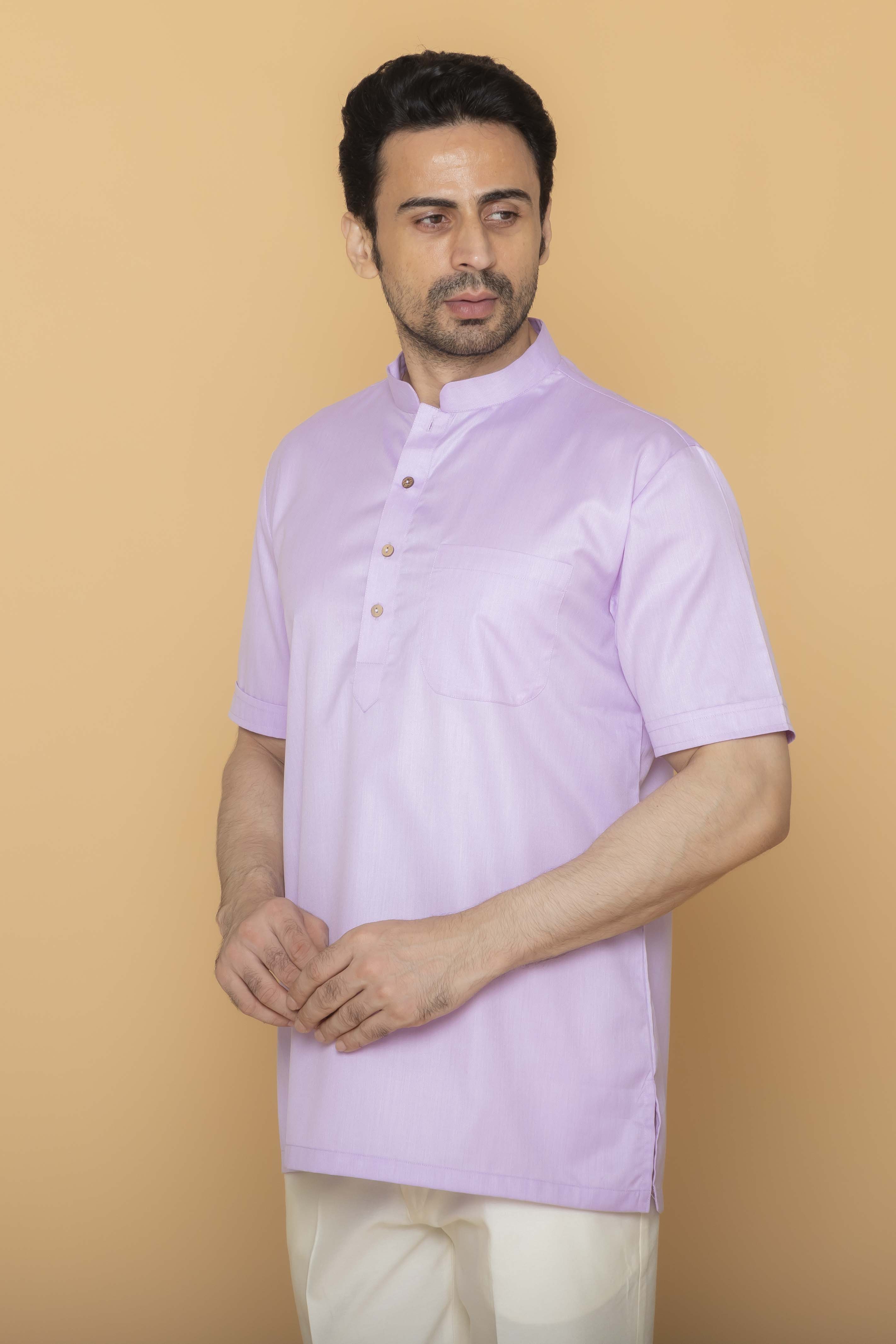 MLS SHORT KURTA HALF SLEEVES