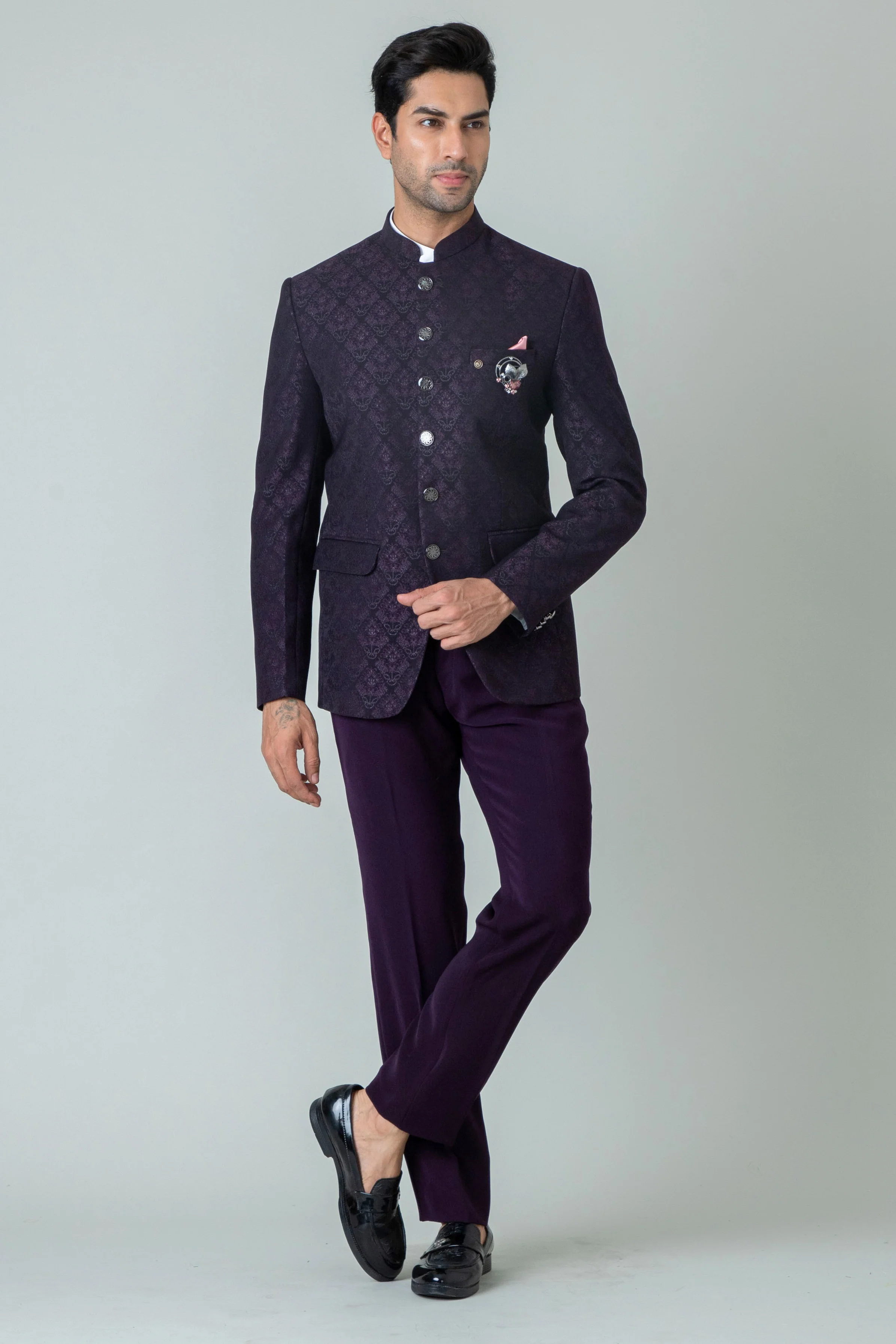 MLS PRINTED JODHPURI SUIT