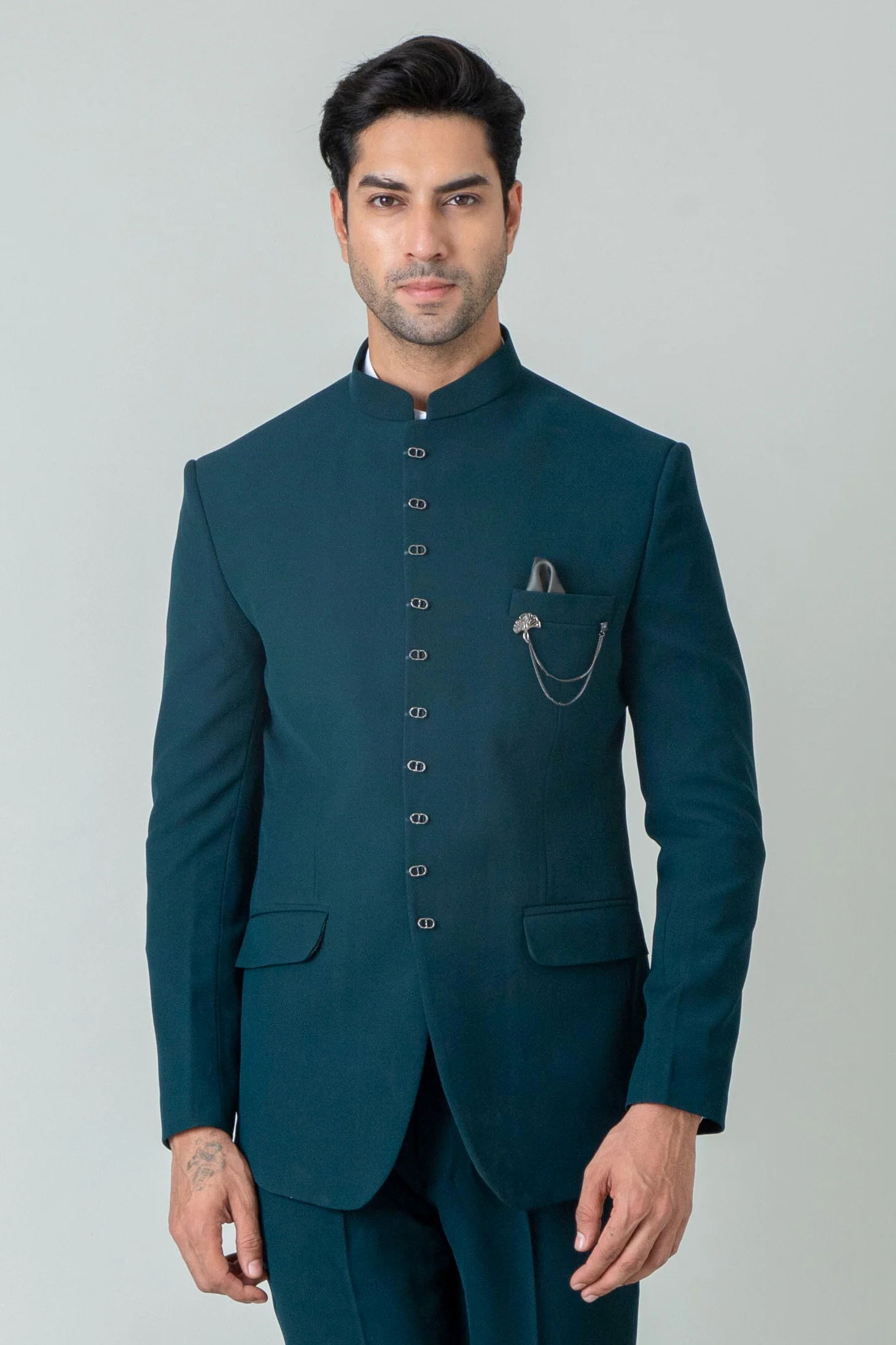 MLS PLAIN JODHPURI SUIT