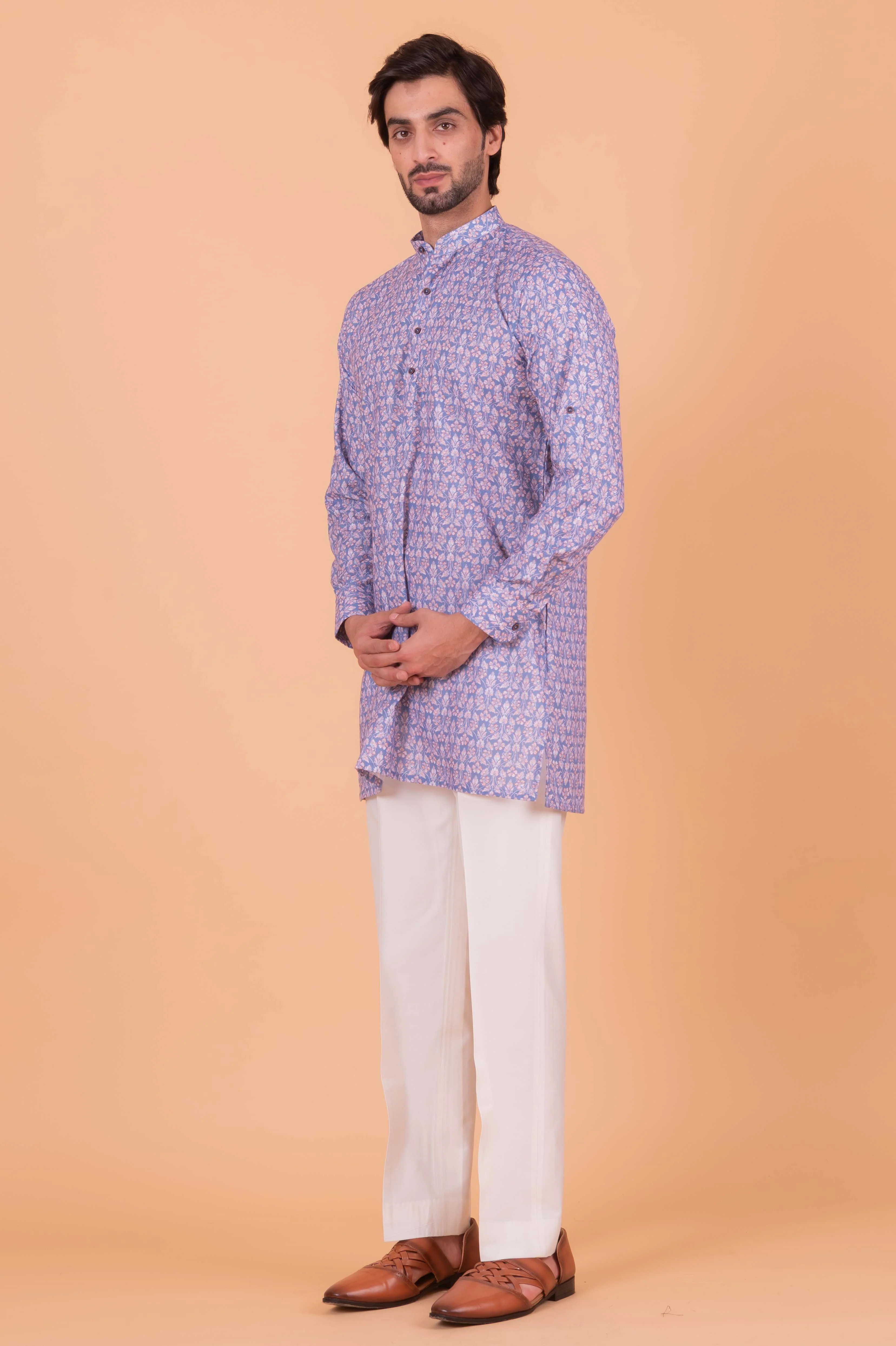 MLS COTTON KURTA (MID LENGTH)