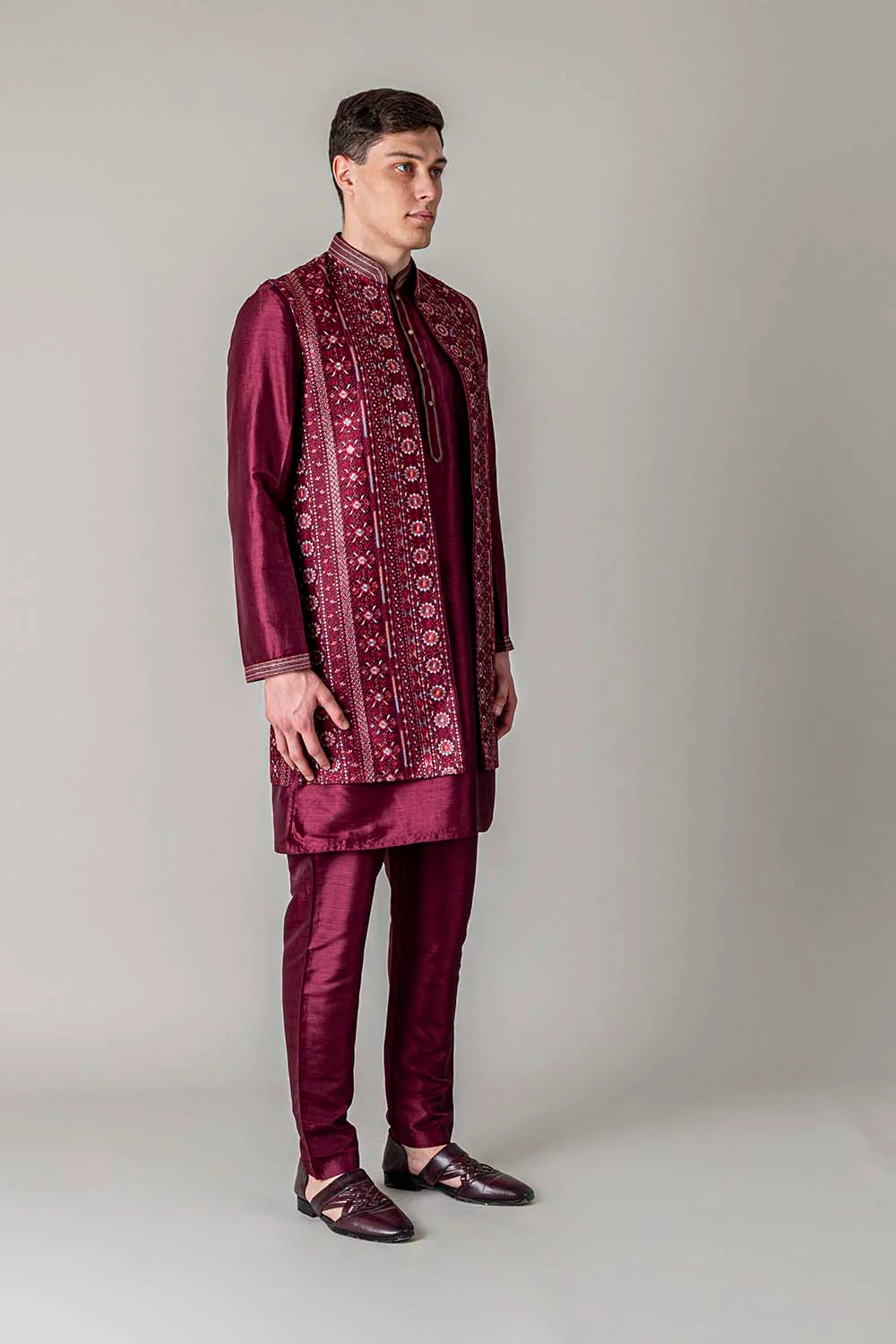 MLS KURTA JAWAHAR SET