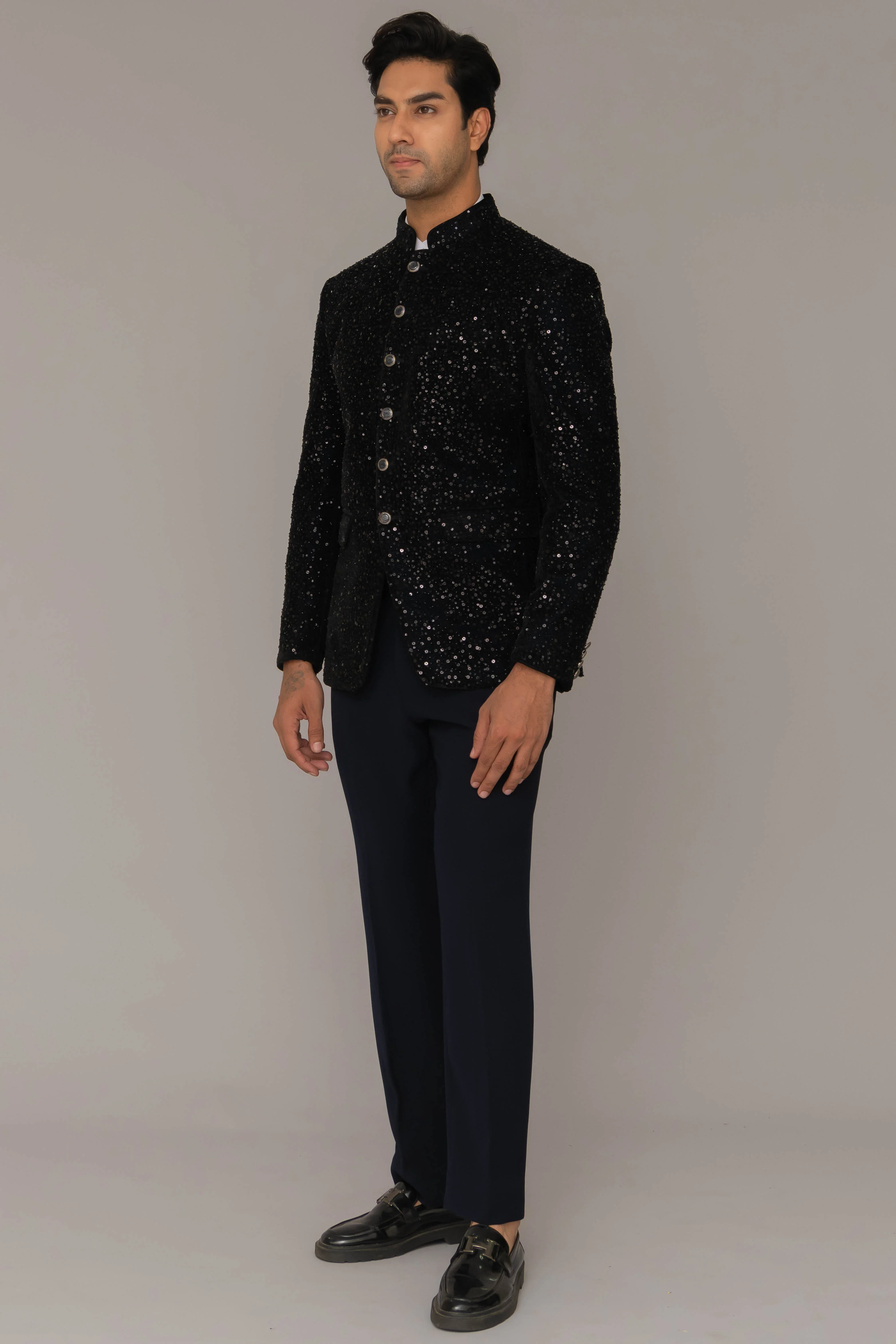 MLS VELVET JODHPURI SUIT