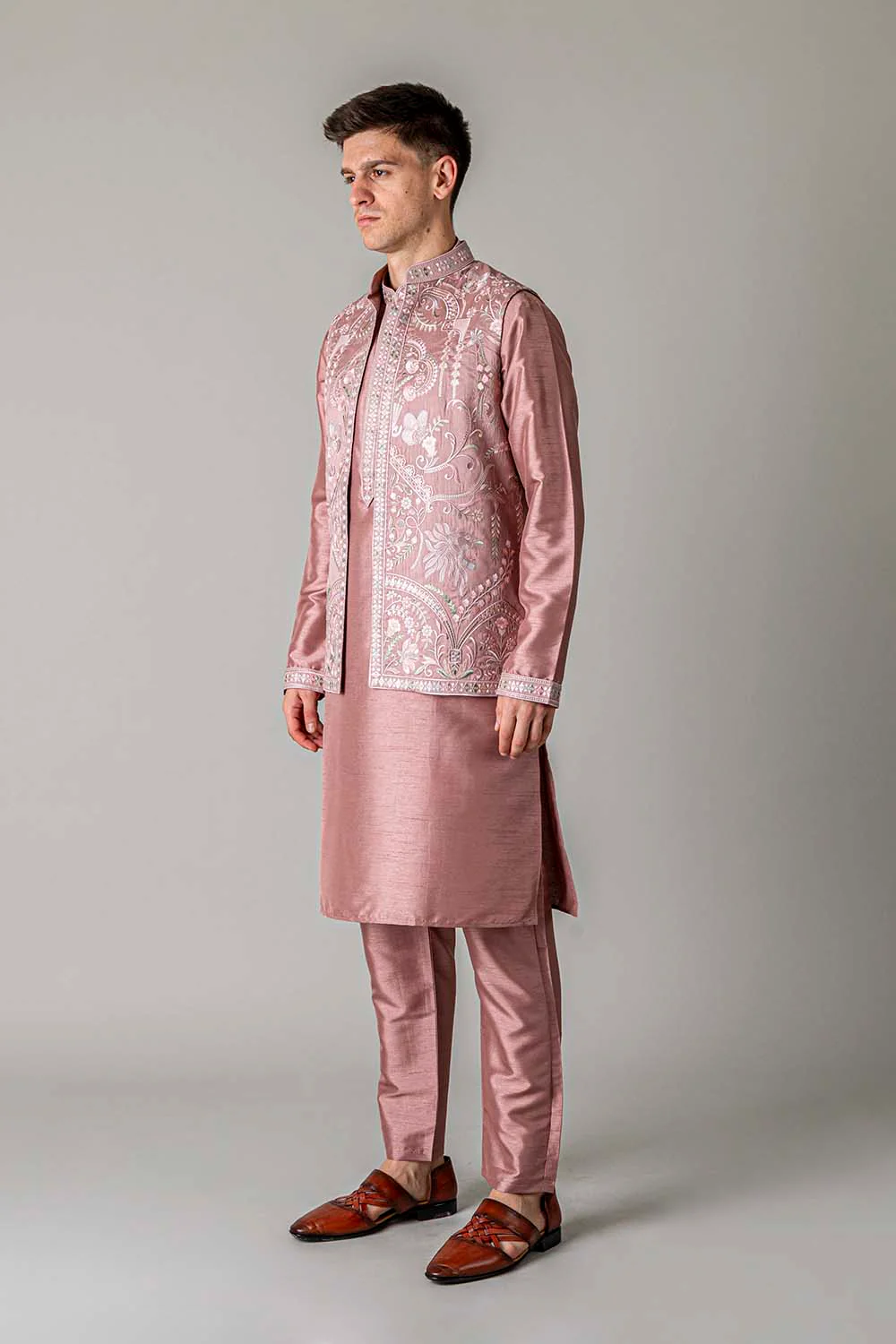 MLS KURTA JAWAHAR SET