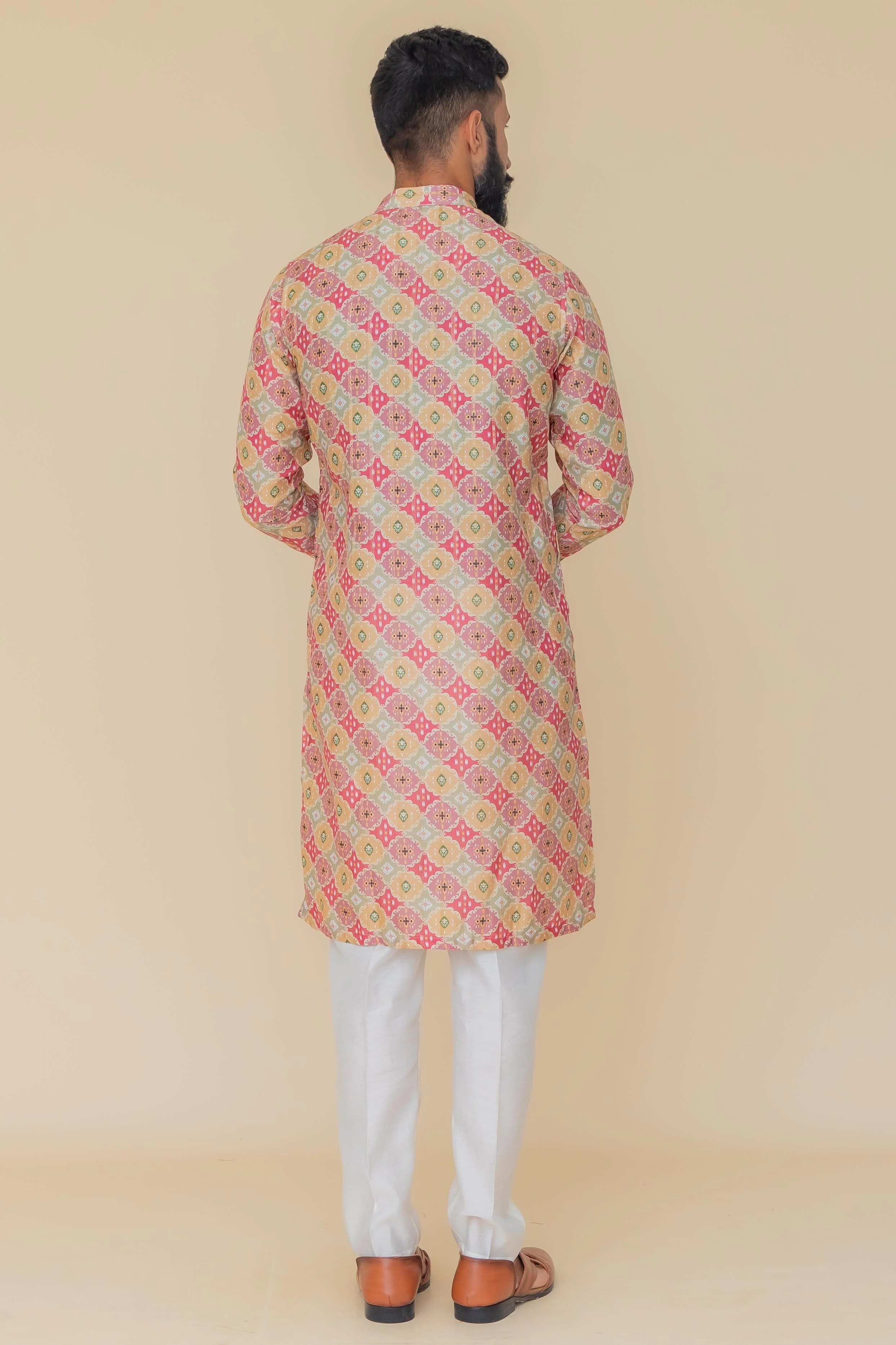 MLS PRINTED KURTA PAJAMA