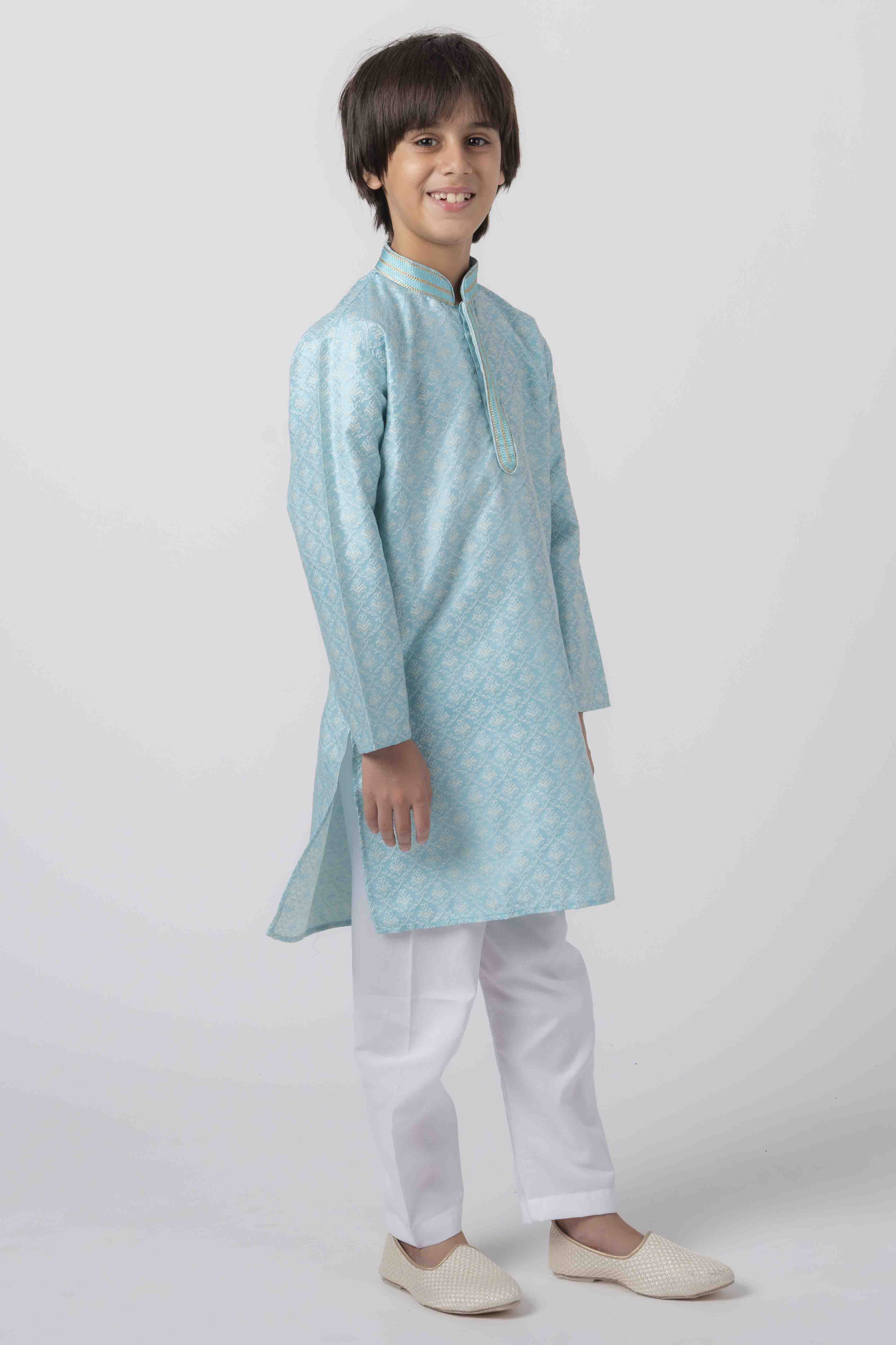 MLS KIDS PRINTED KURTA PAJAMA