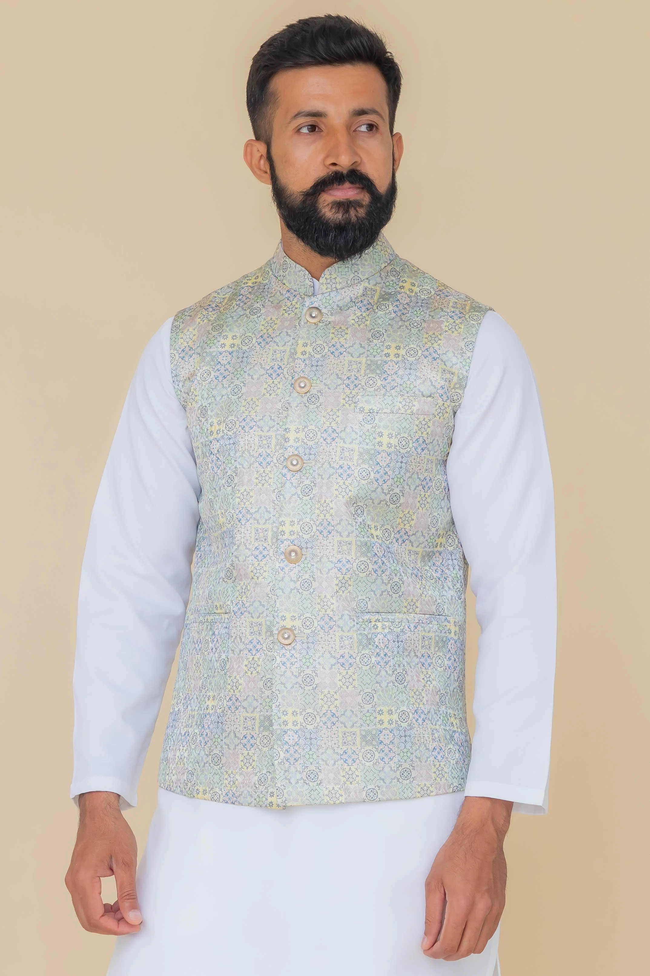 MLS PRINTED JAWAHAR JACKET