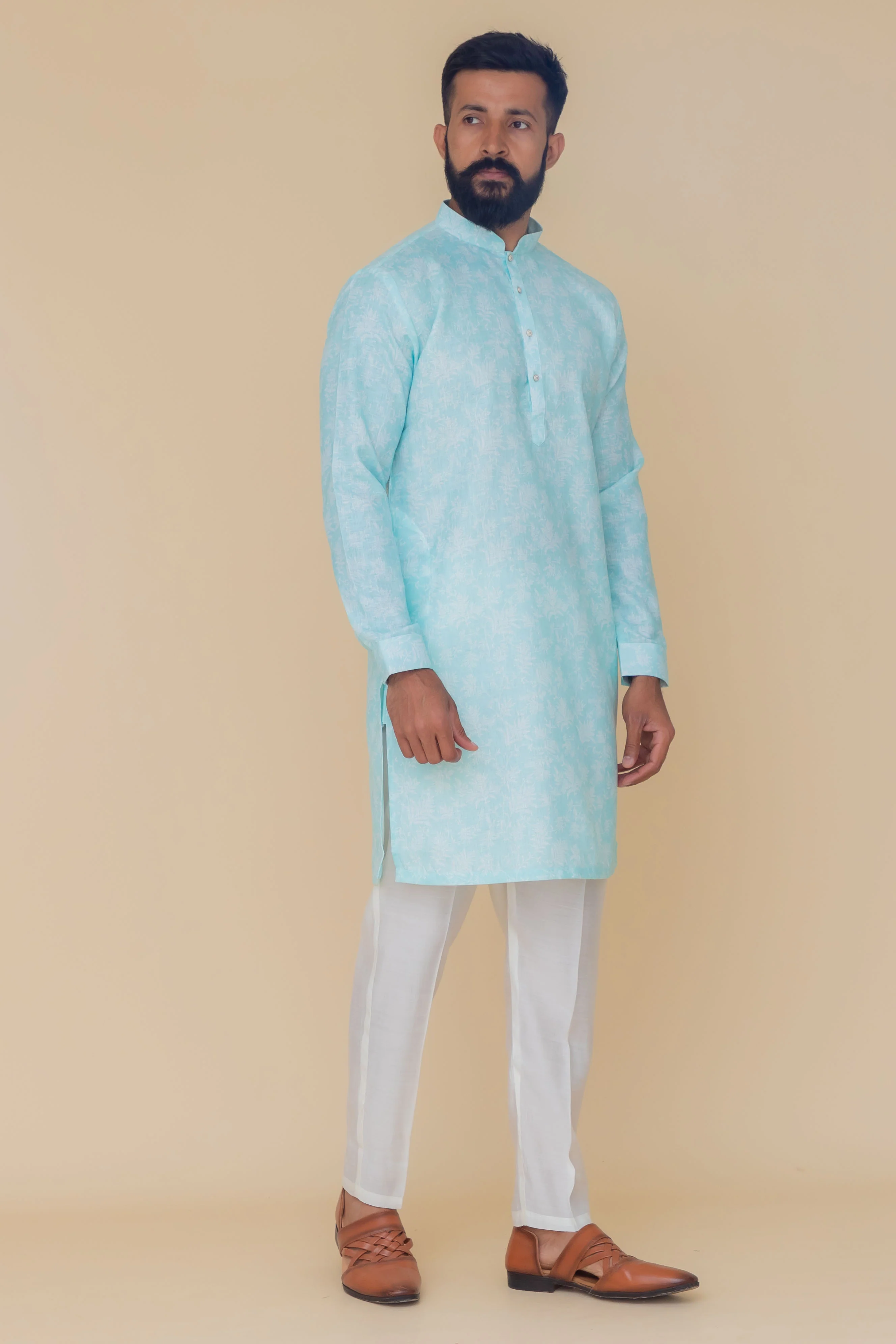 MLS PRINTED KURTA PAJAMA