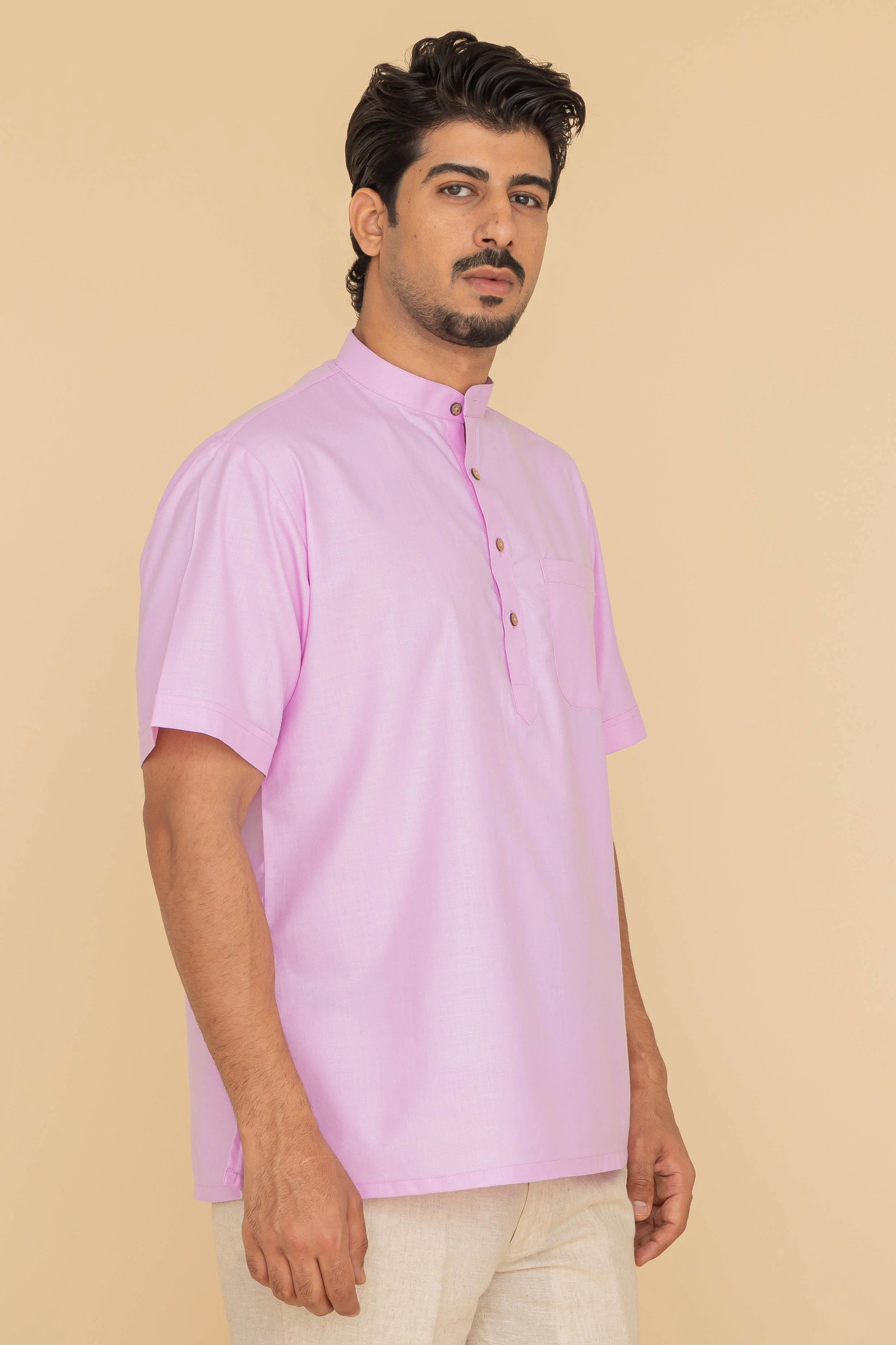 MLS SHORT KURTA HALF SLEEVES