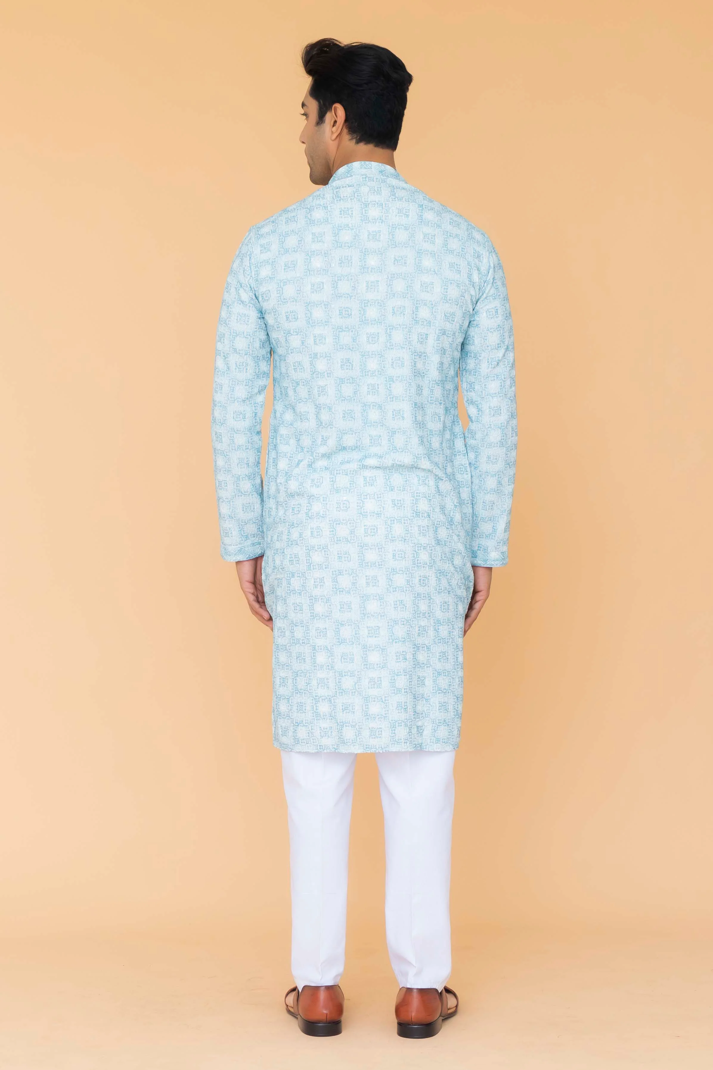 MLS PRINTED KURTA PAJAMA