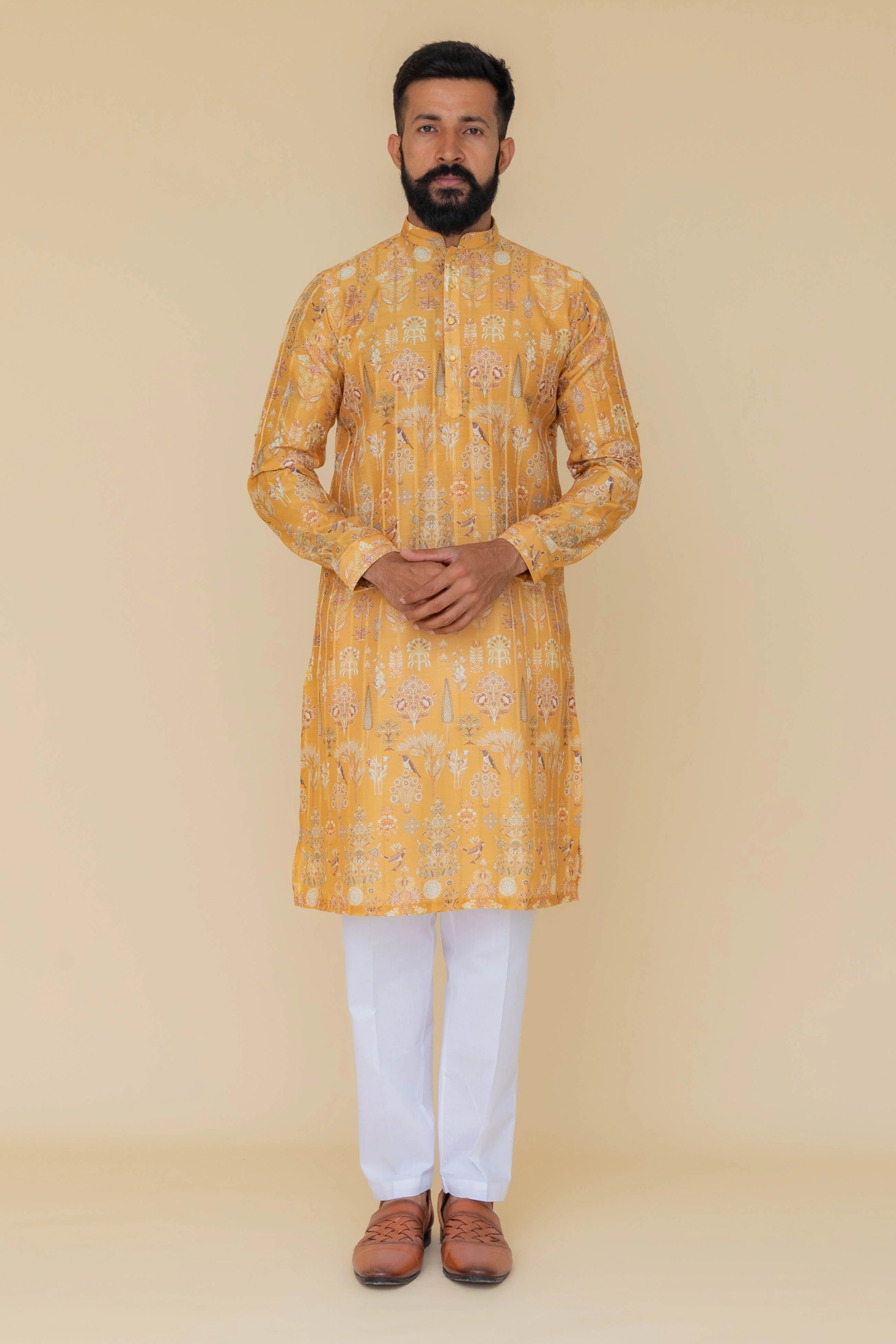 MLS PRINTED KURTA PAJAMA
