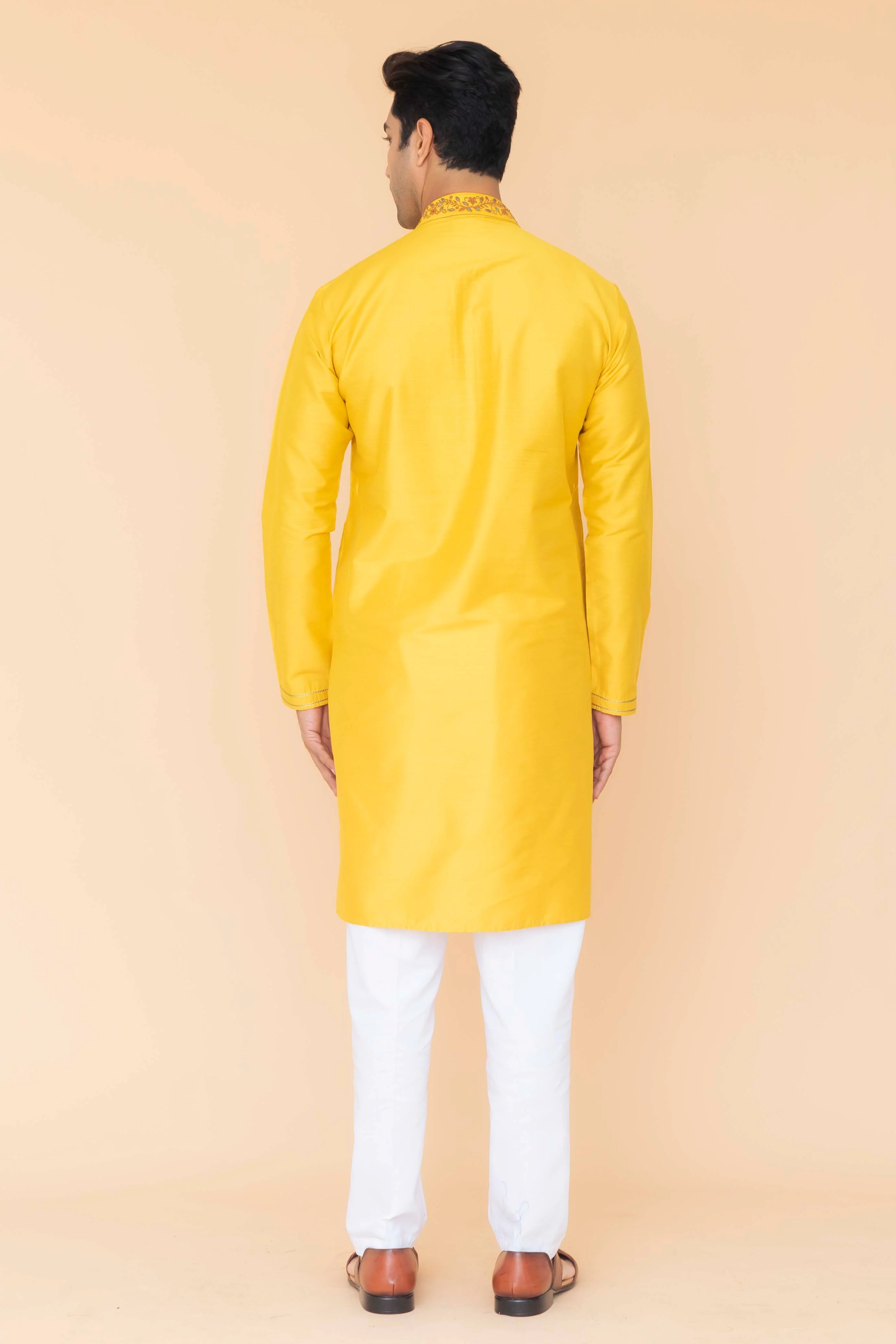 MLS EMBROIDERED KURTA PAJAMA