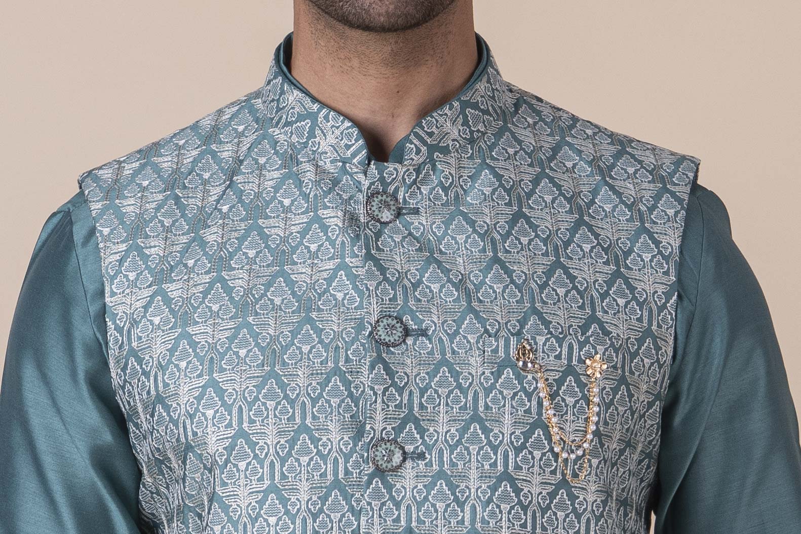 MLS KURTA JAWAHAR SET