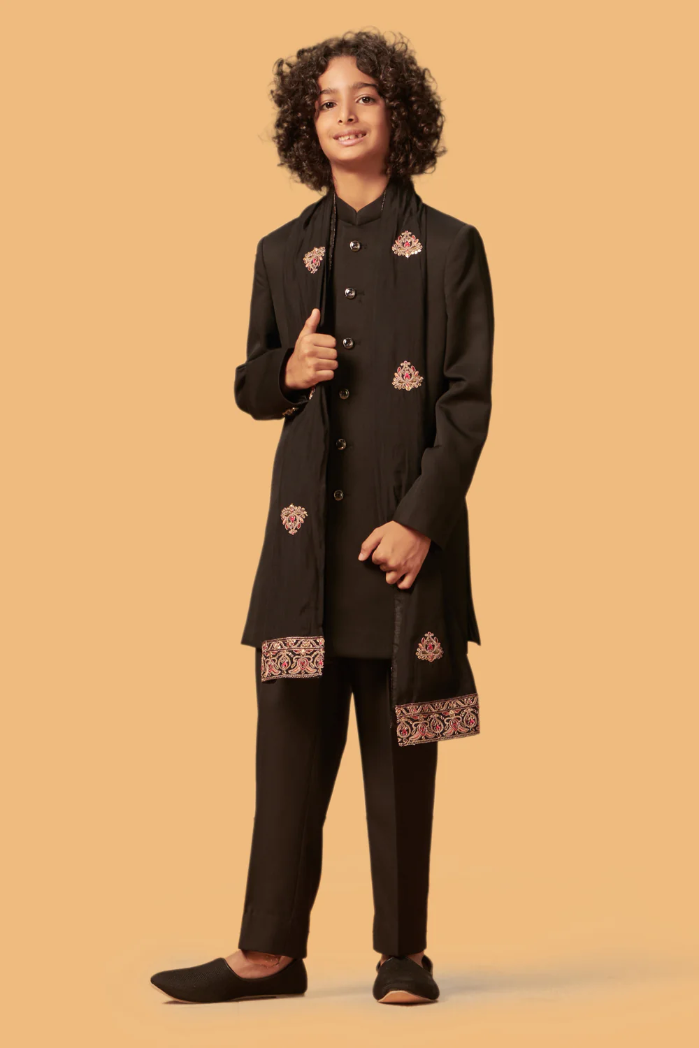 MLS KIDS INDO WESTERN 3PCS