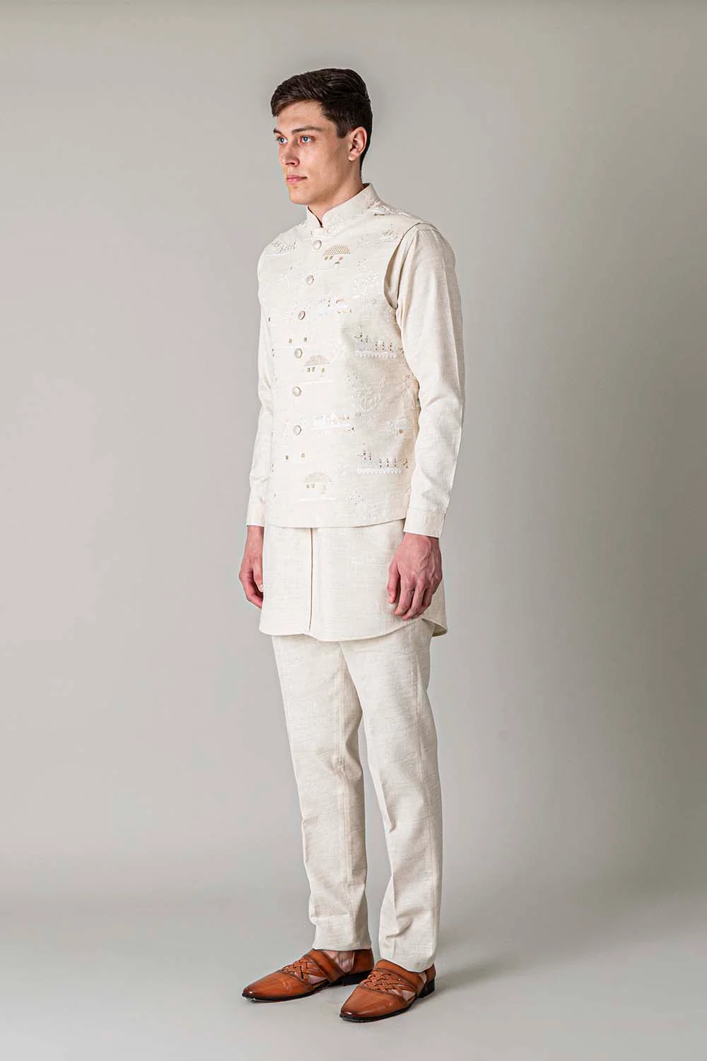 MLS KURTA JAWAHAR SET