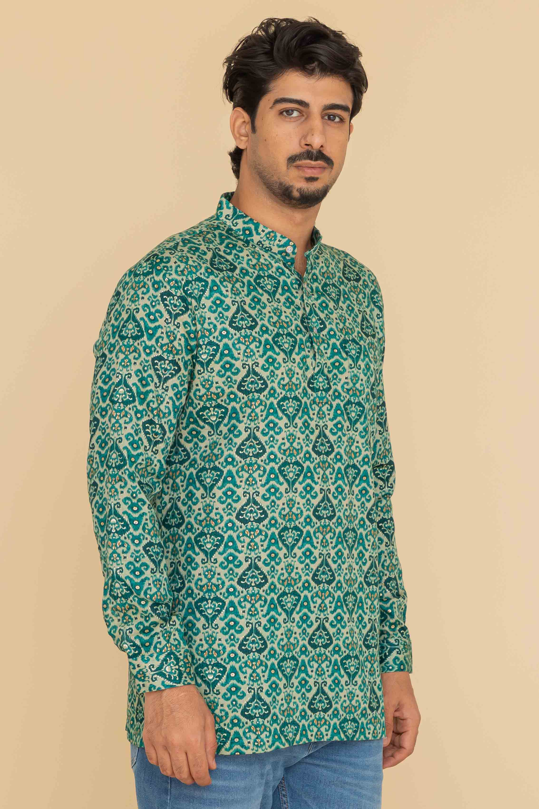 MLS SHORT KURTA FULL SLEEVES