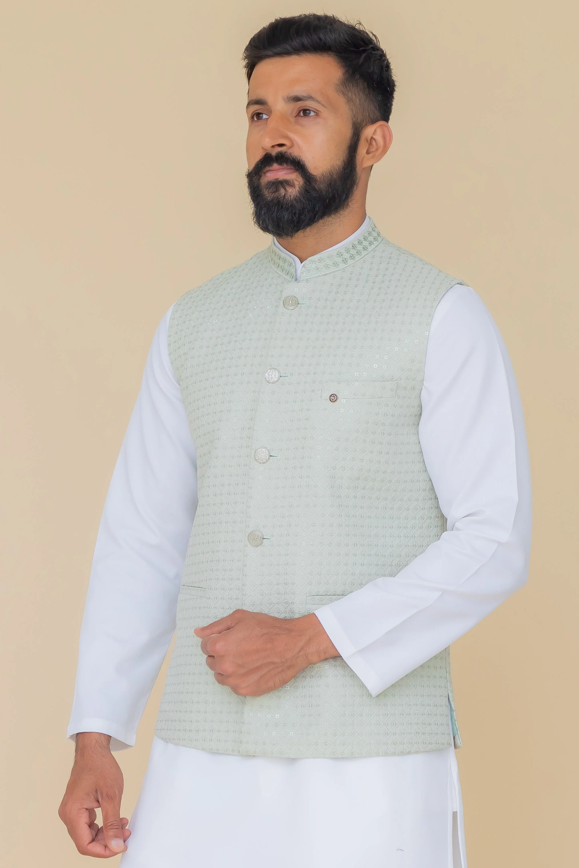 MLS EMBROIDERED JAWAHAR JACKET