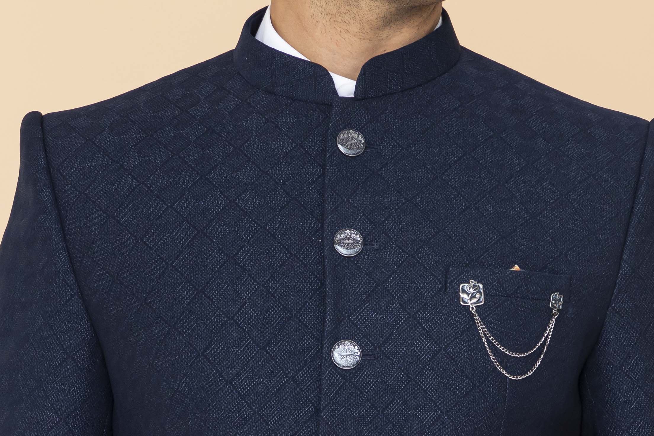 MLS PRINTED JODHPURI SUIT