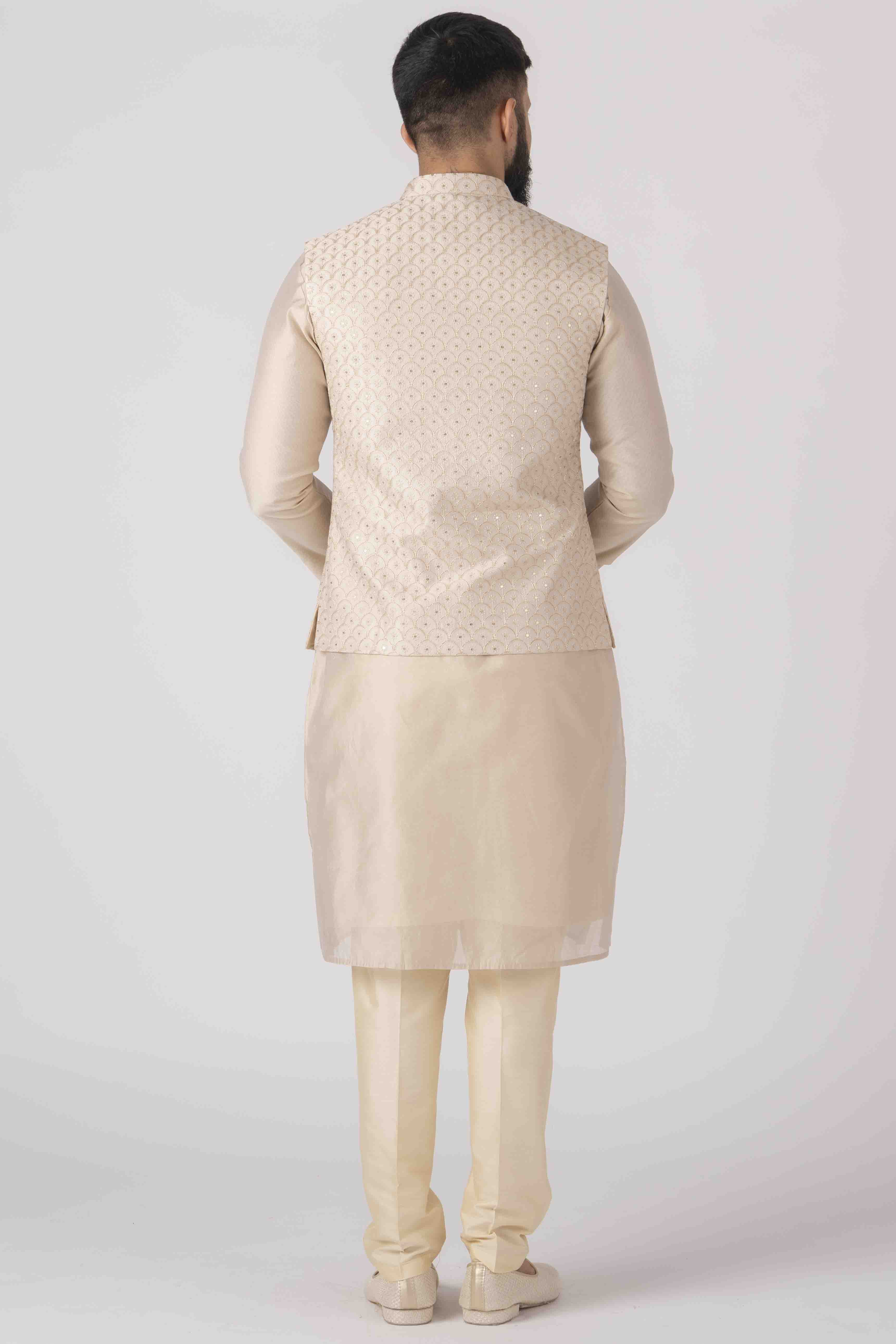 MLS KURTA JAWAHAR SET