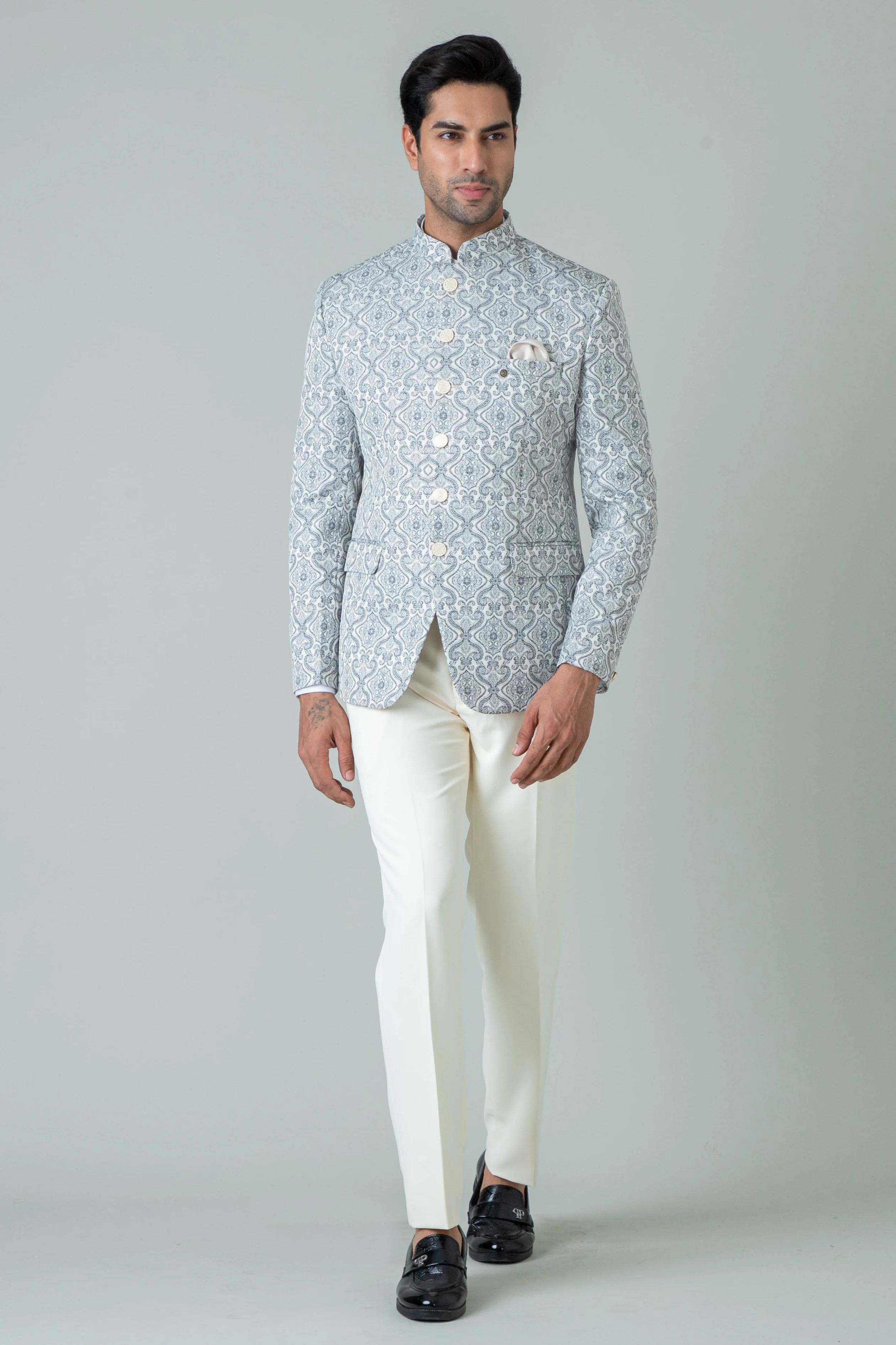 MLS PRINTED JODHPURI SUIT