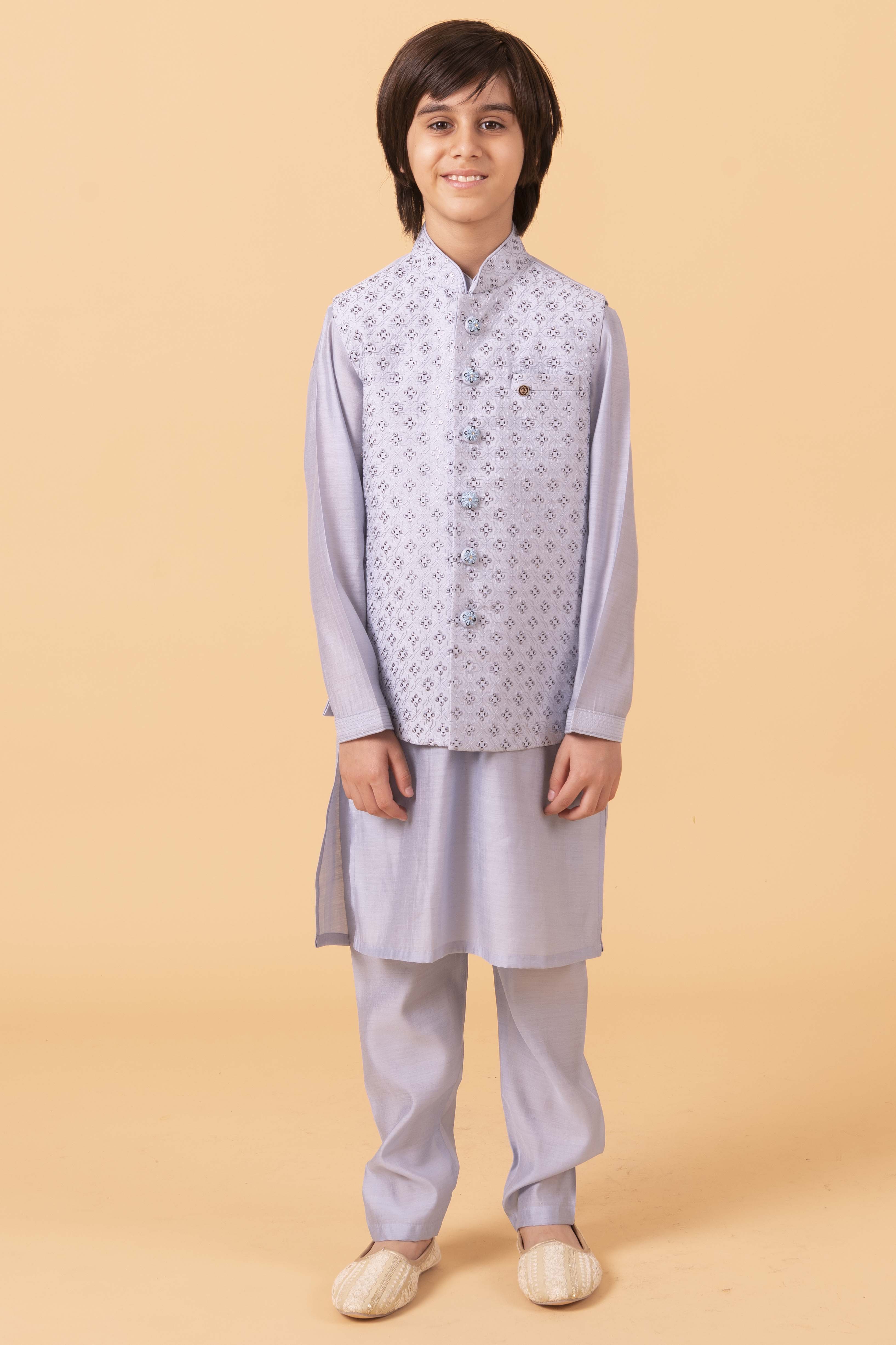 MLS KIDS KURTA JACKET SET