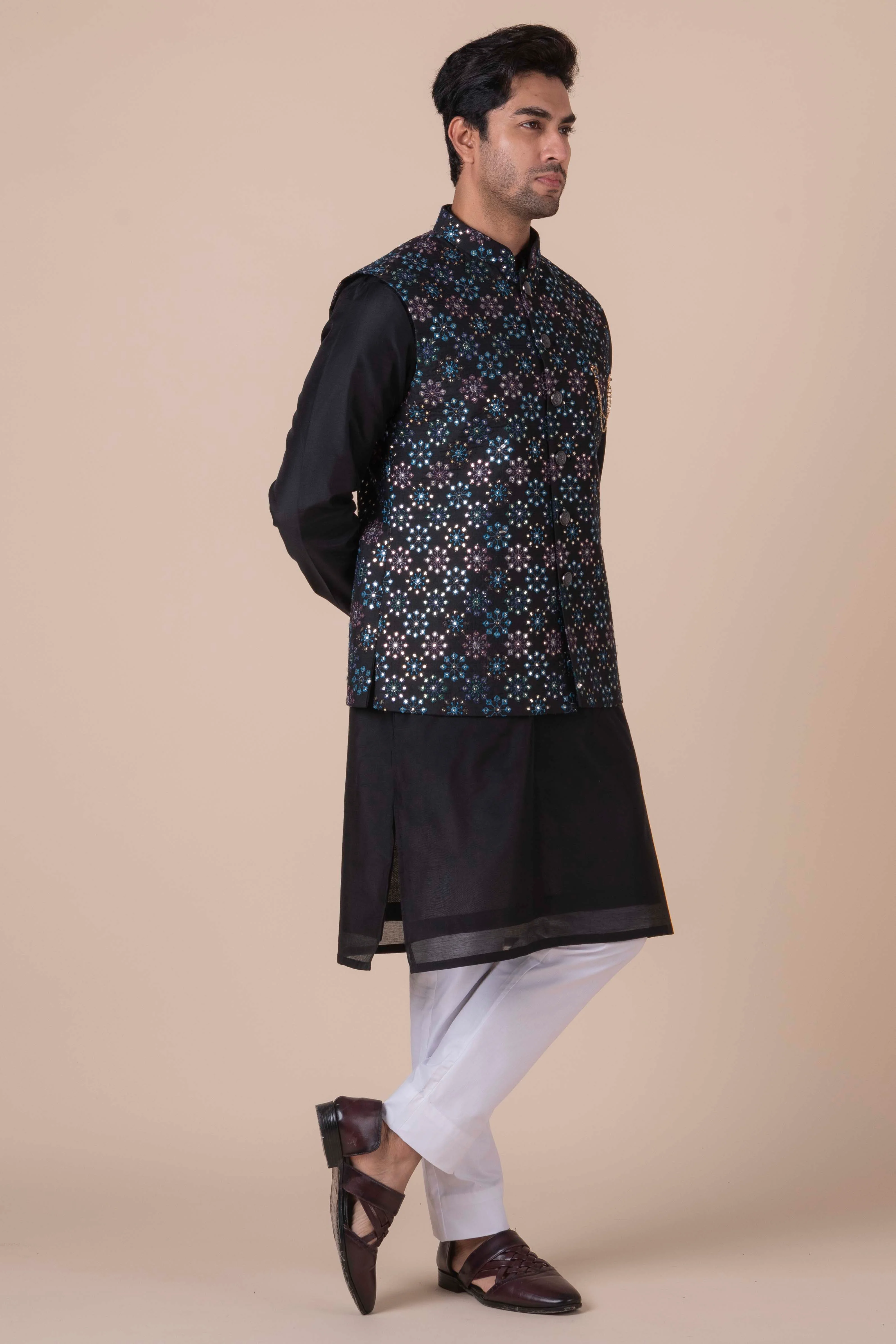 MLS KURTA JAWAHAR SET