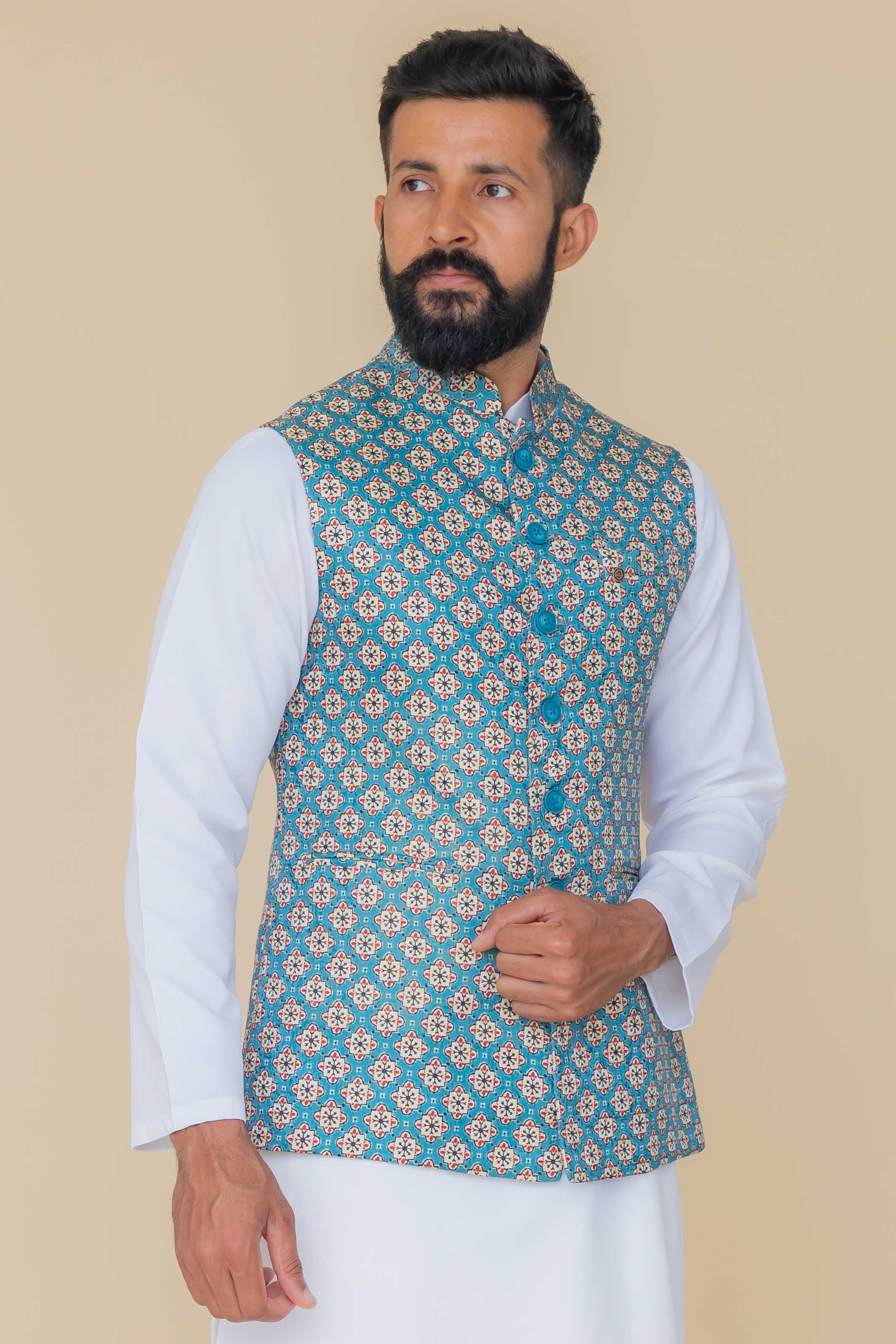 MLS PRINTED JAWAHAR JACKET