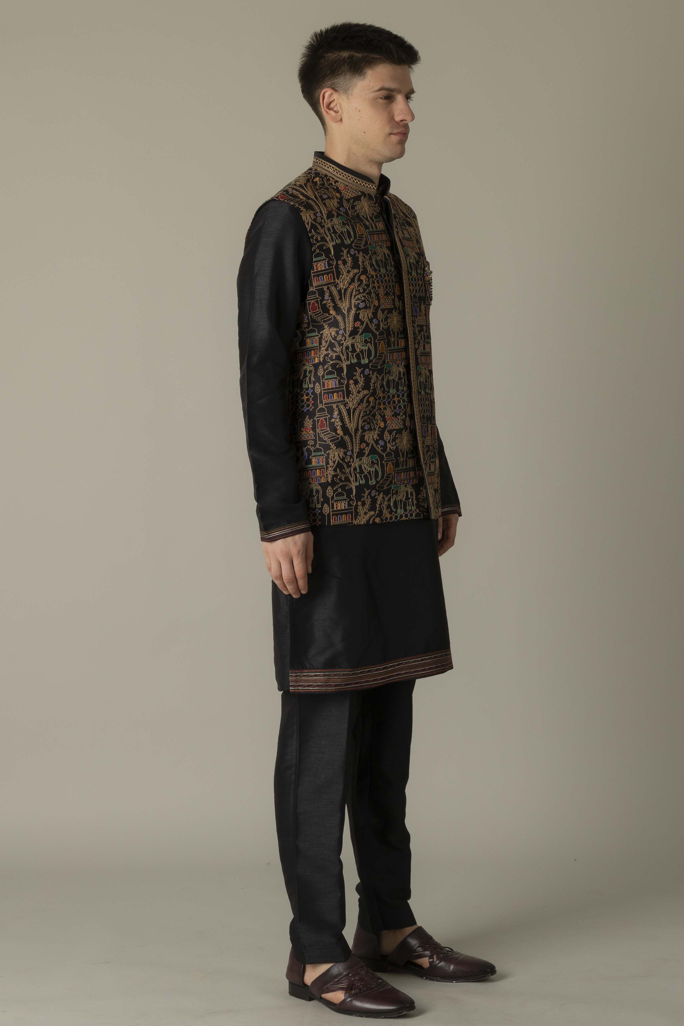 MLS KURTA JAWAHAR SET