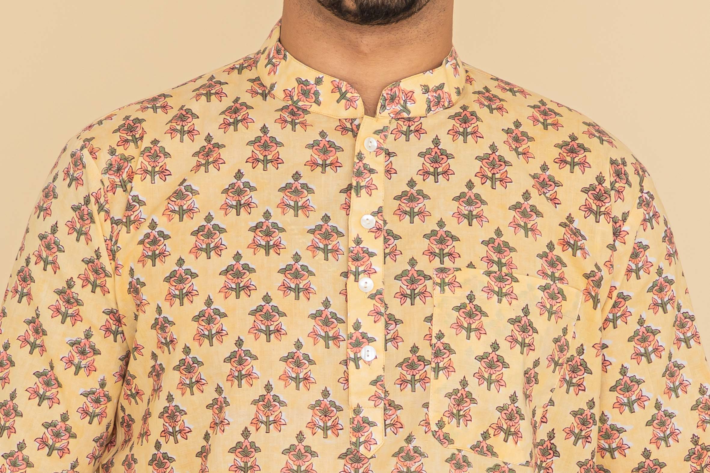 MLS SHORT KURTA FULL SLEEVES