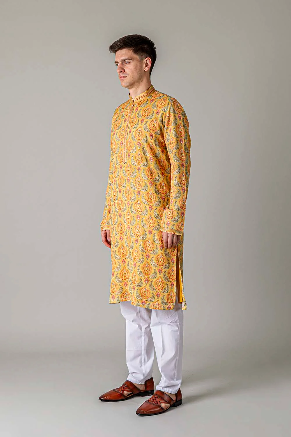 MLS PRINTED KURTA PAJAMA