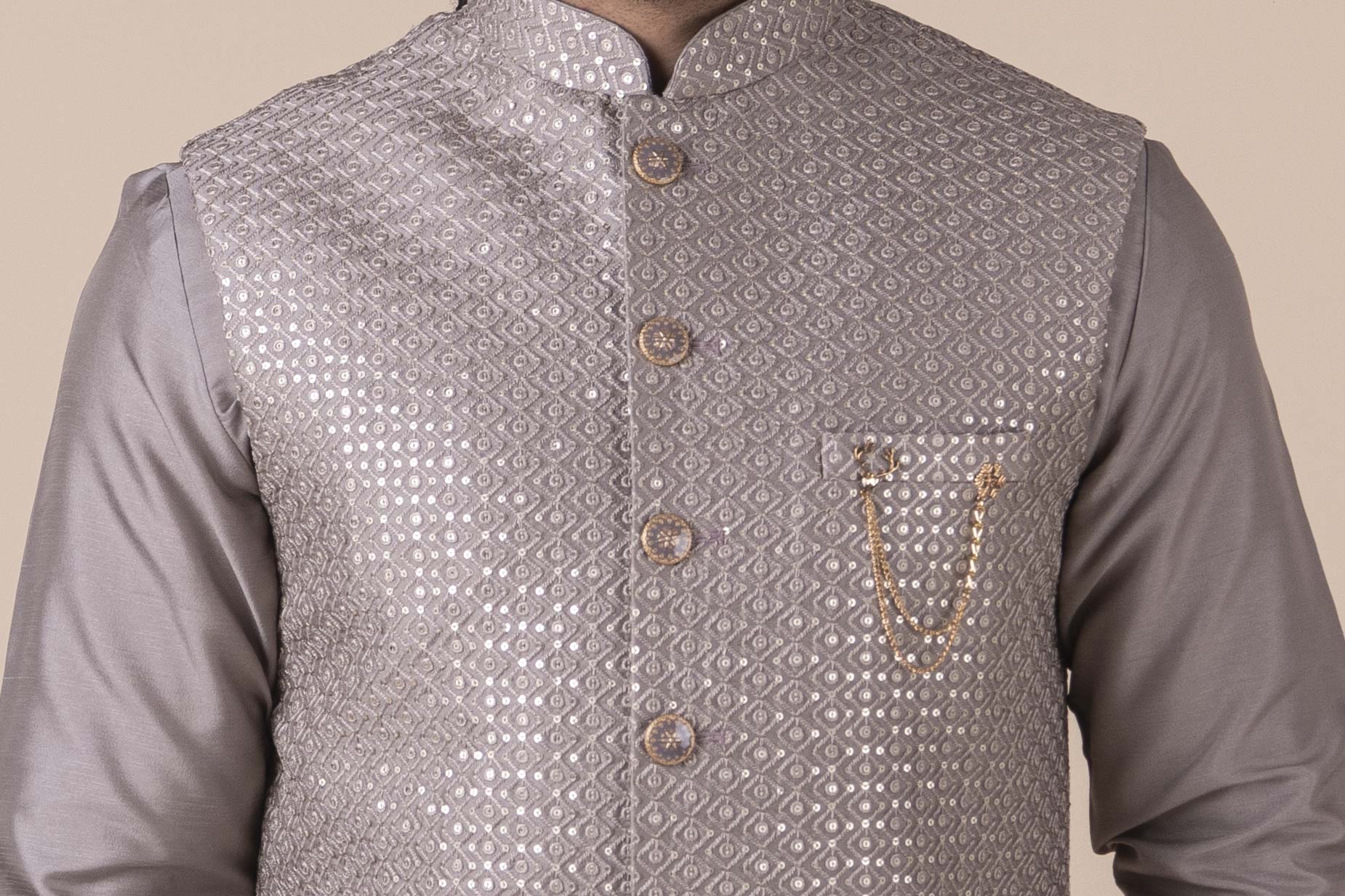 MLS KURTA JAWAHAR SET