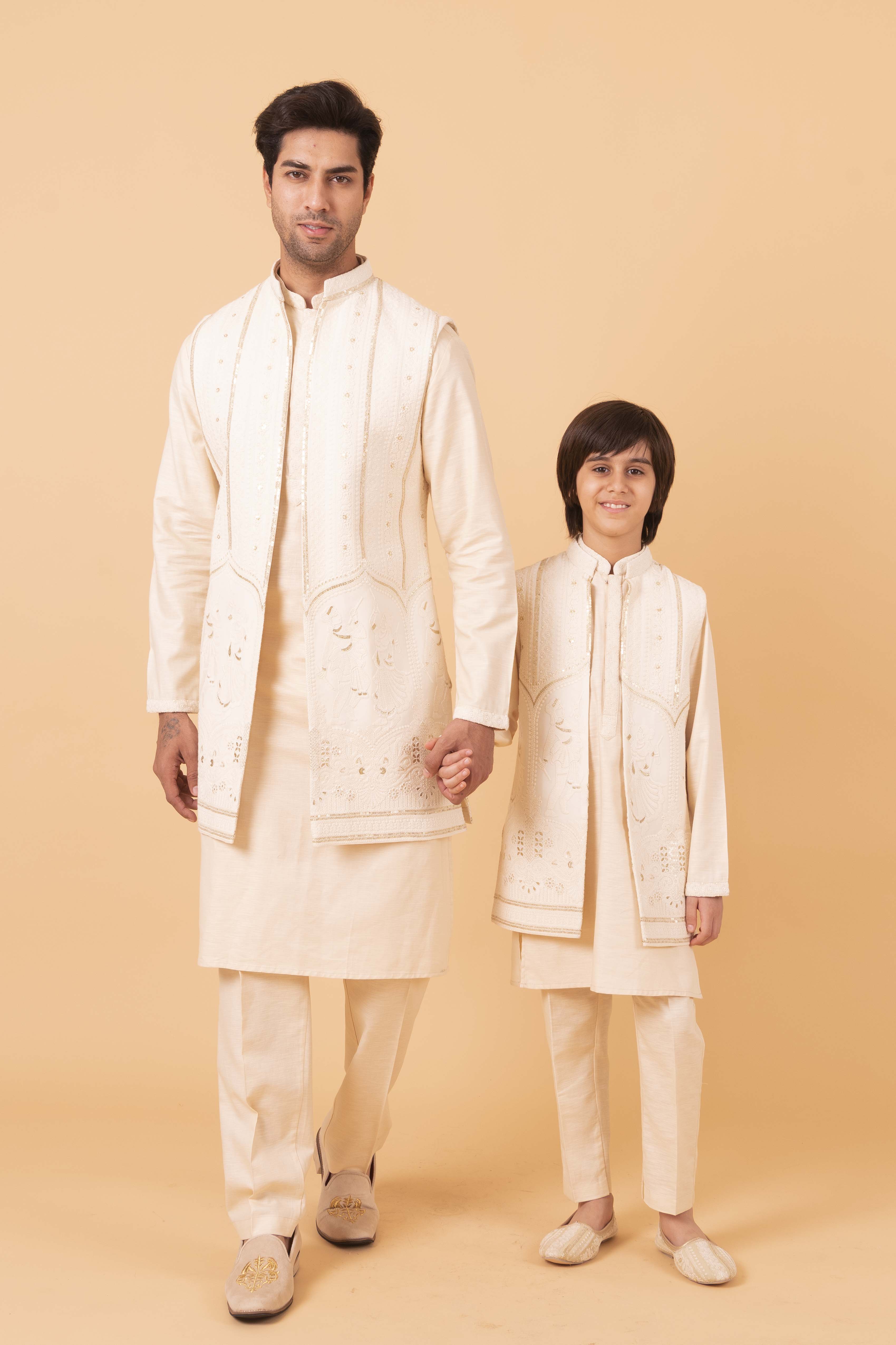 MLS KURTA JAWAHAR SET