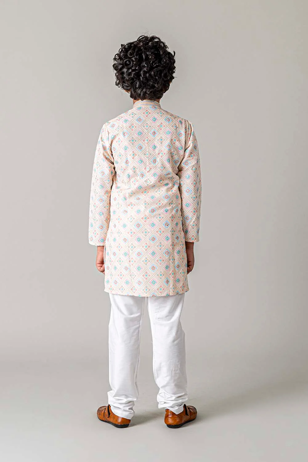 MLS KIDS EMBROIDERED KURTA PAJAMA