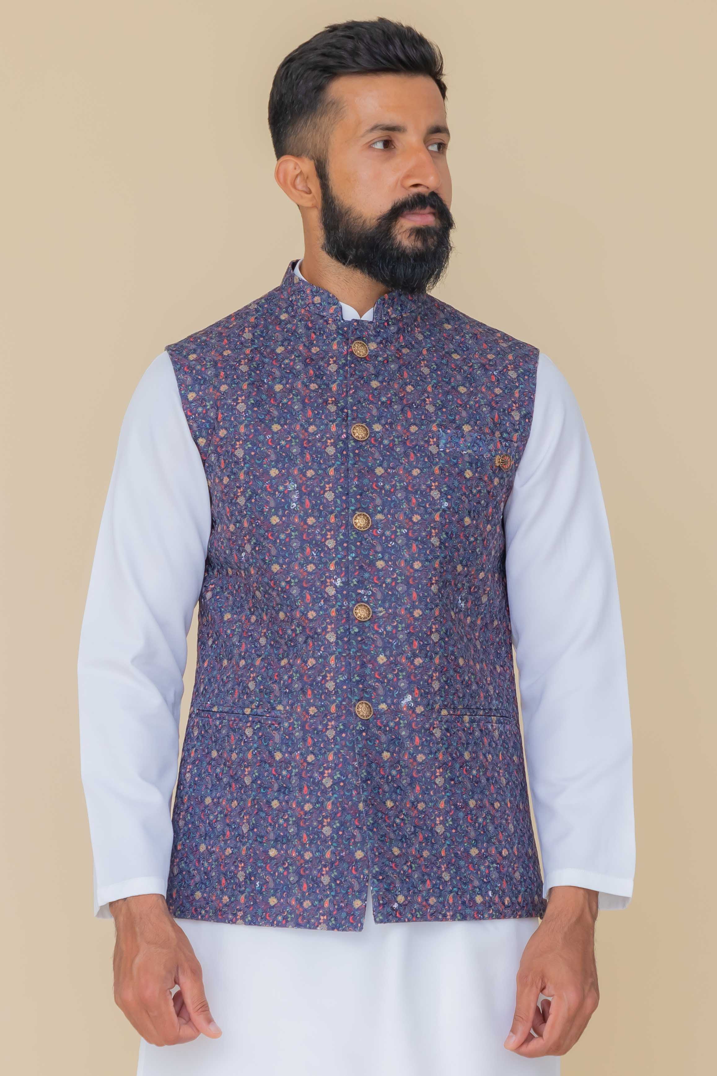 MLS EMBROIDERED JAWAHAR JACKET