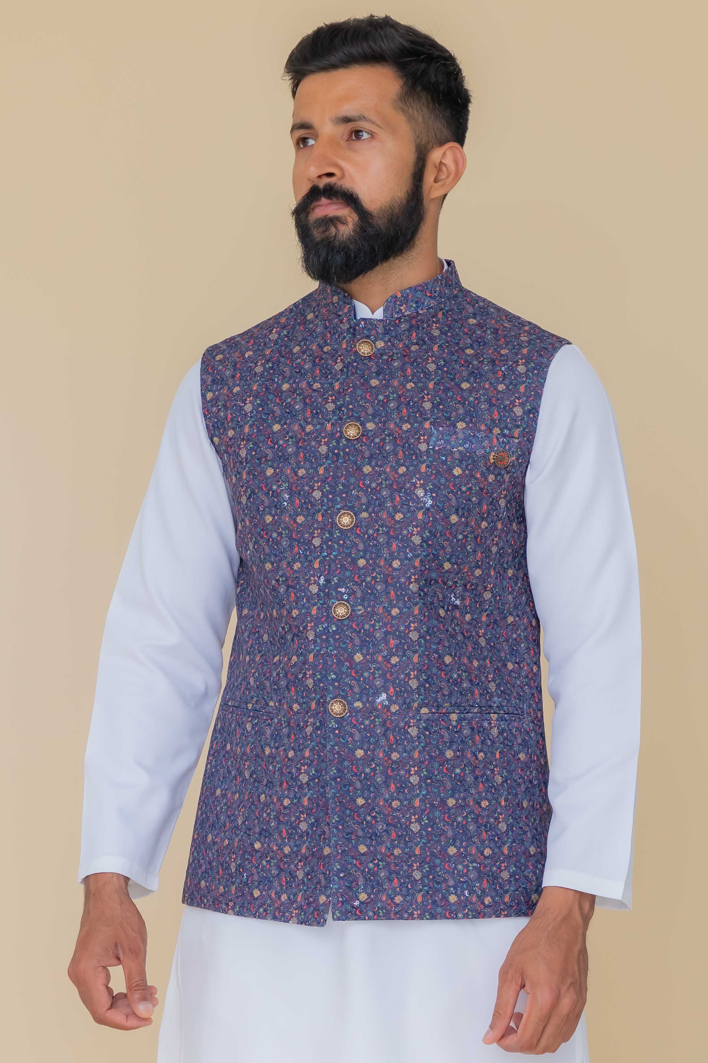 MLS EMBROIDERED JAWAHAR JACKET