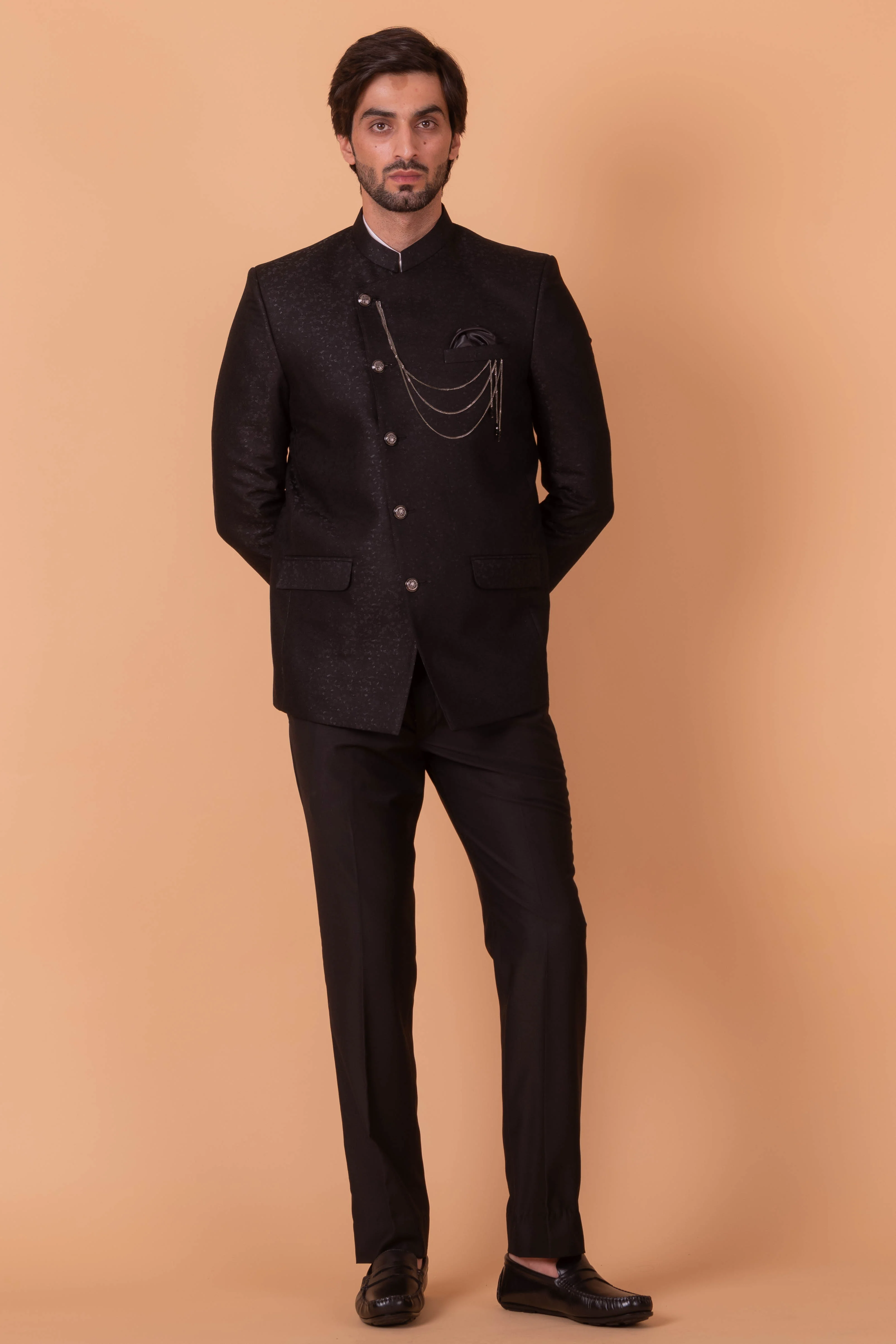 MLS PRINTED JODHPURI SUIT